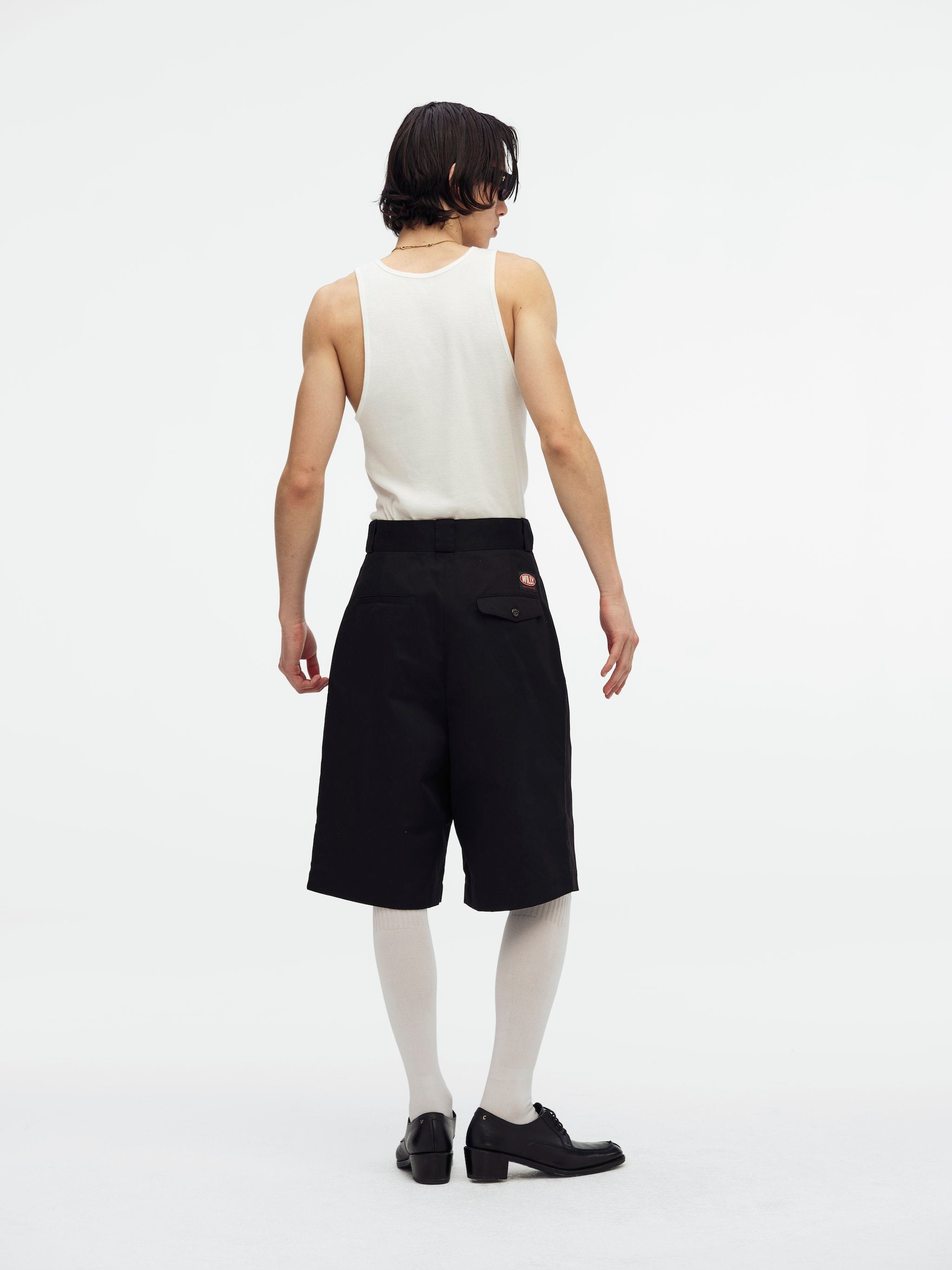 willy chavarria borracha short s ブラック Willy Chavarria Black Borracho Short