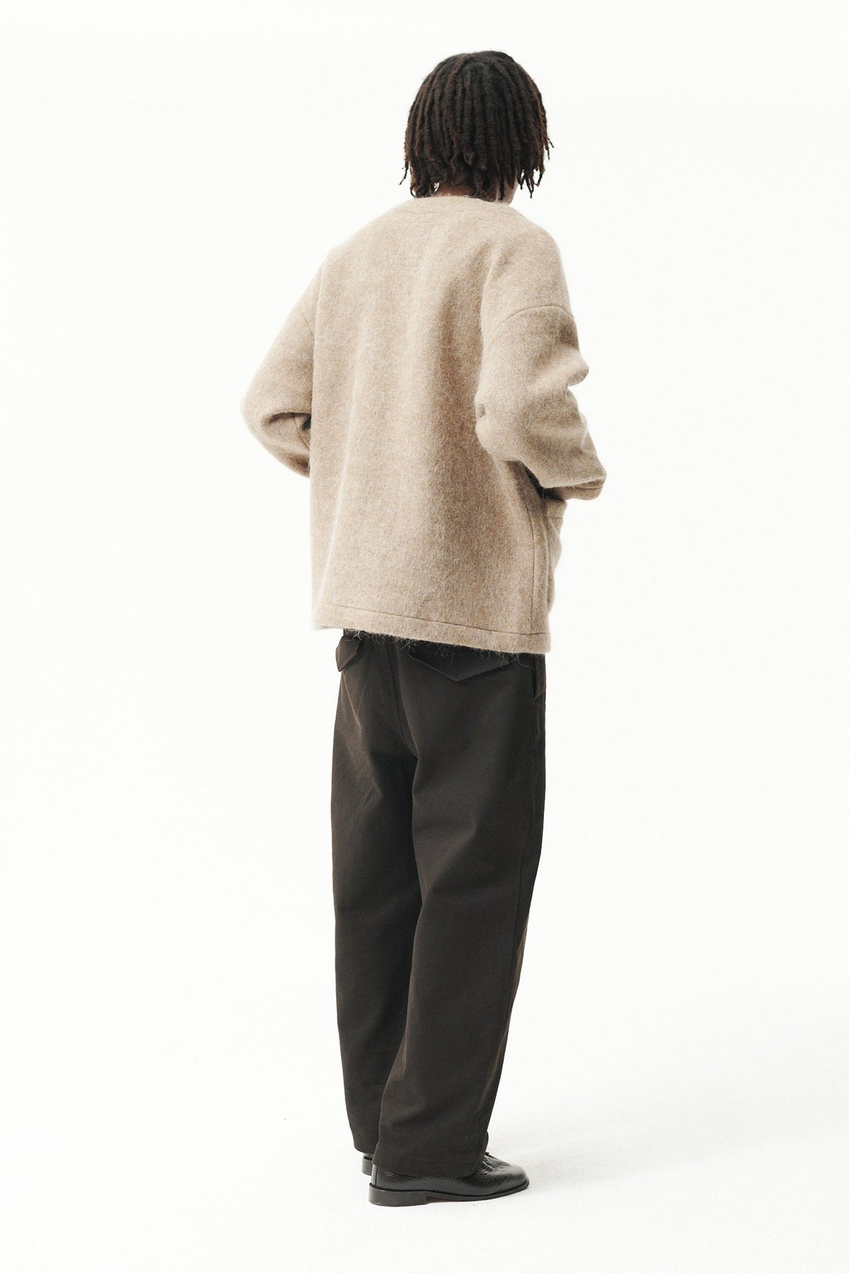 Welter Shelter Camel Cardi Fuzzy Jacket
