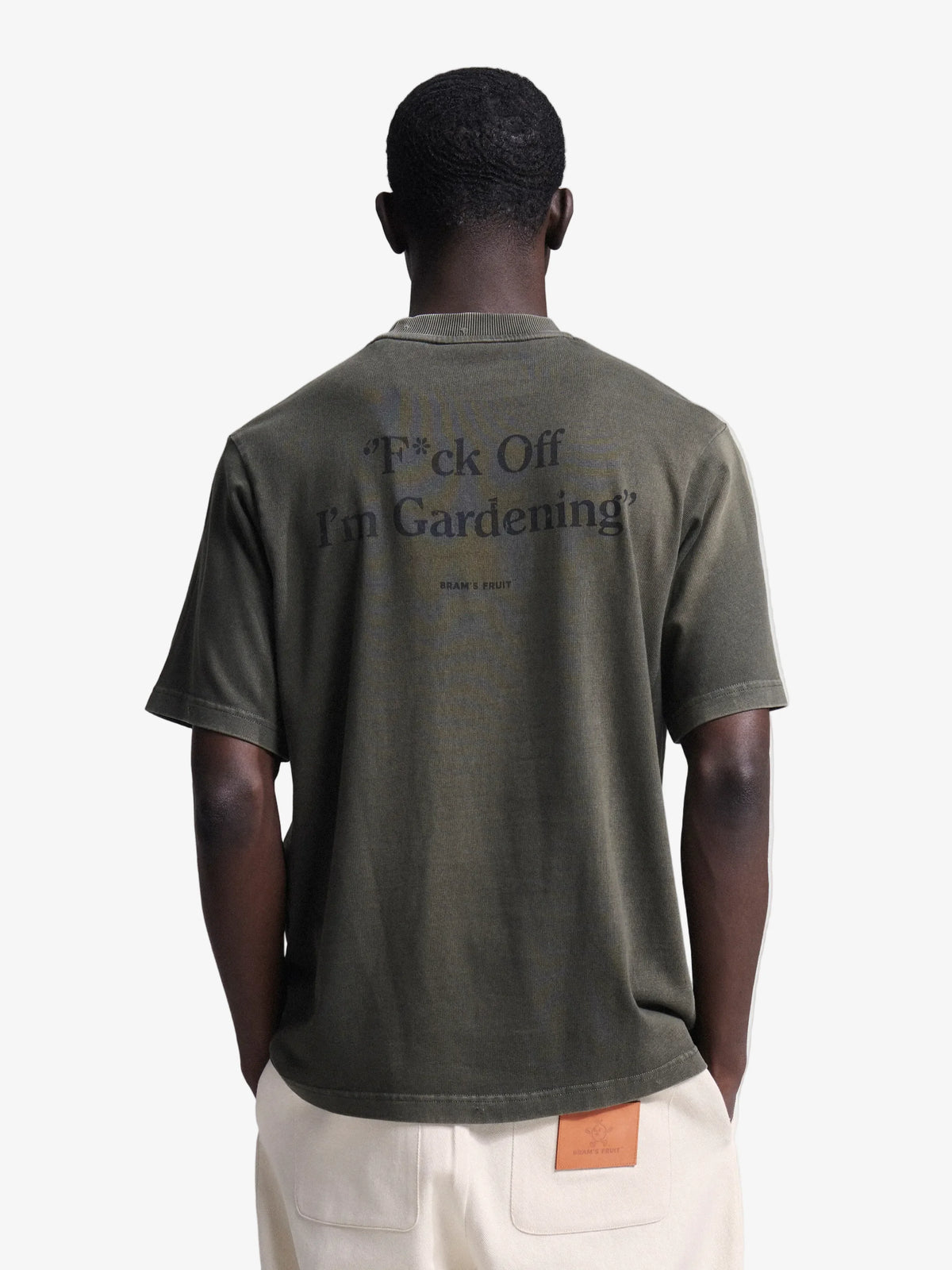 Brams Fruit Grey Distressed F*ck Off I'm Gardening T-shirt