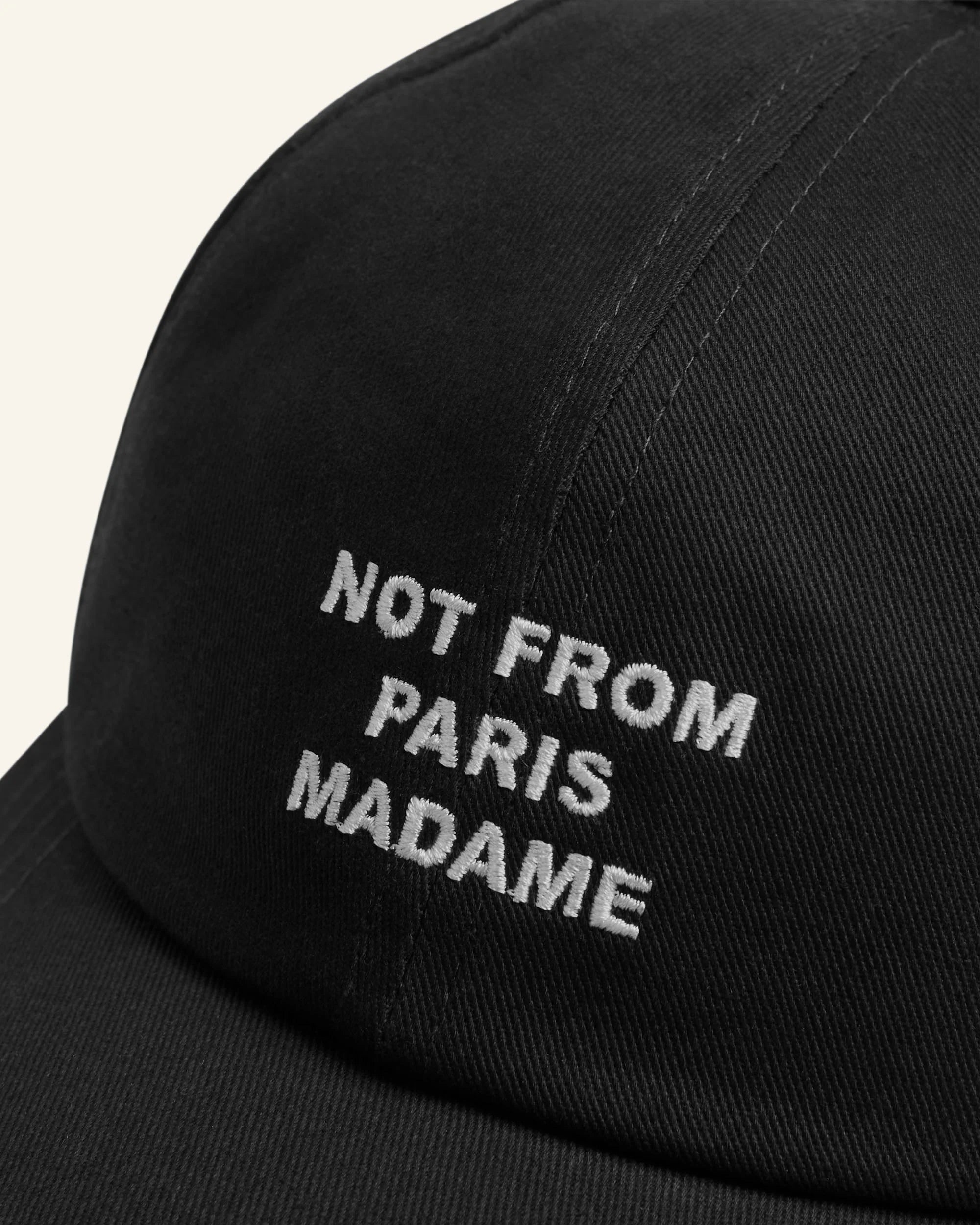Drole Black La Casquette Slogan