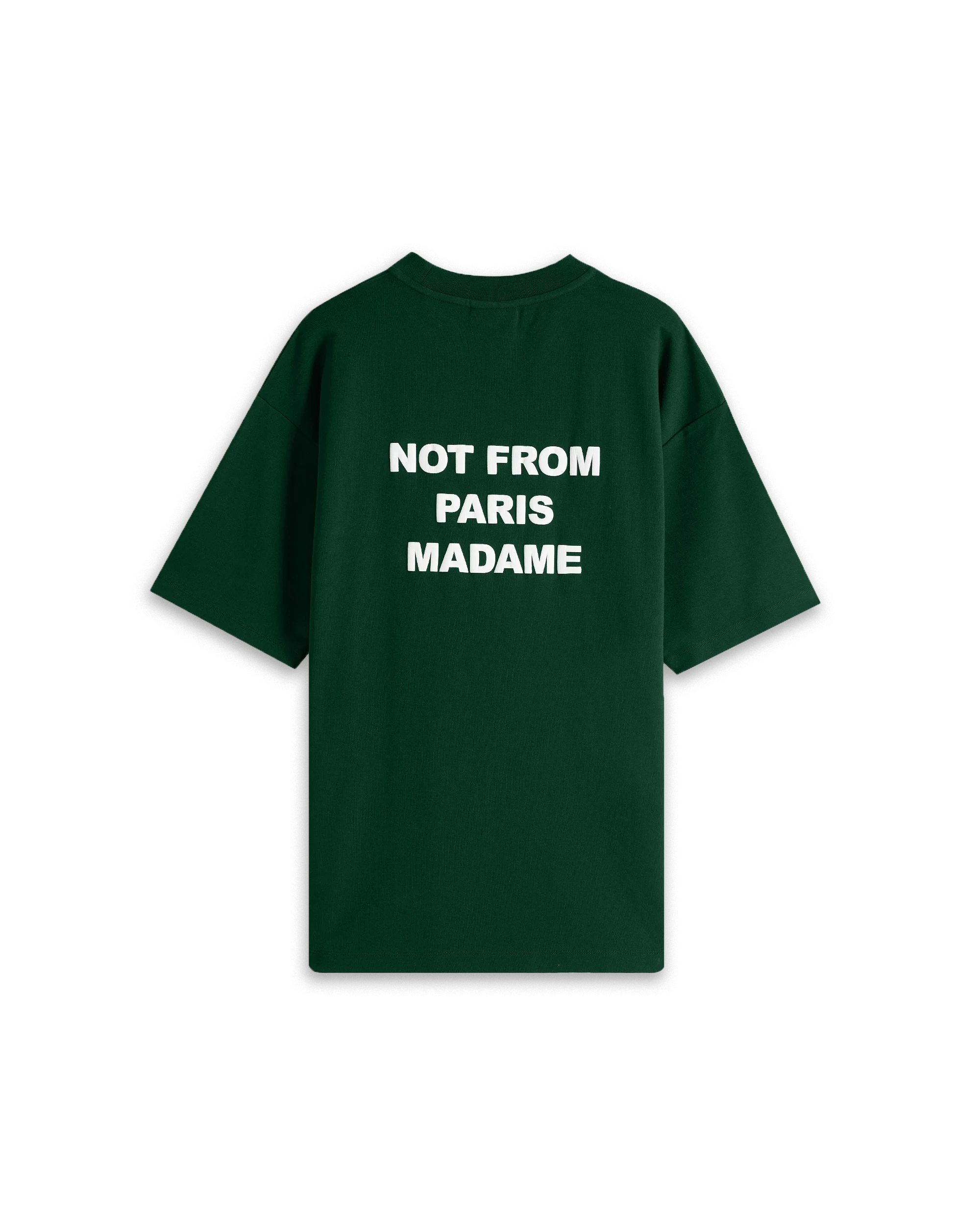 Drole de Monsieur Dk Green Bold Slogan T-shirt