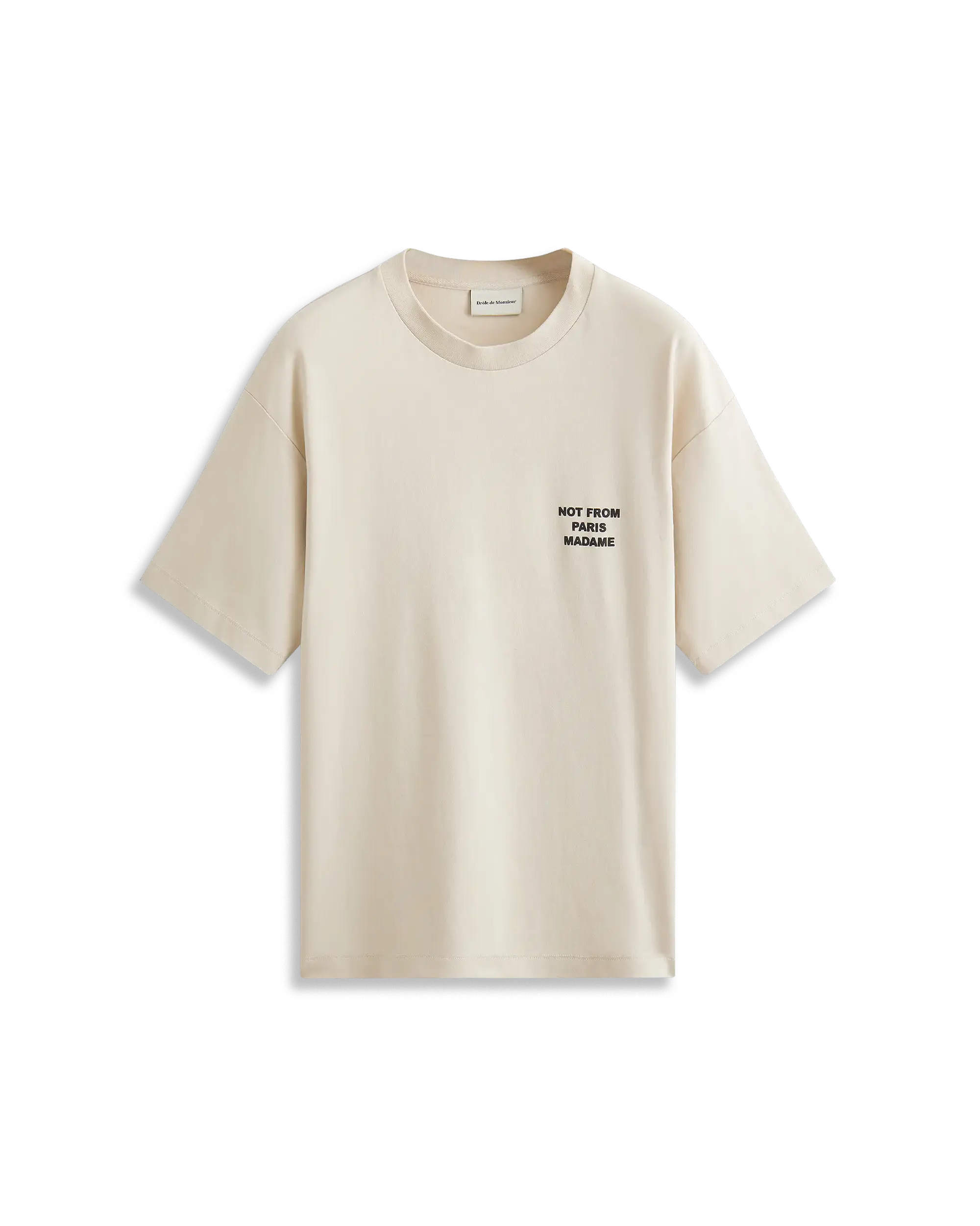 Drole de Monsieur Off-White Bold Slogan T-shirt