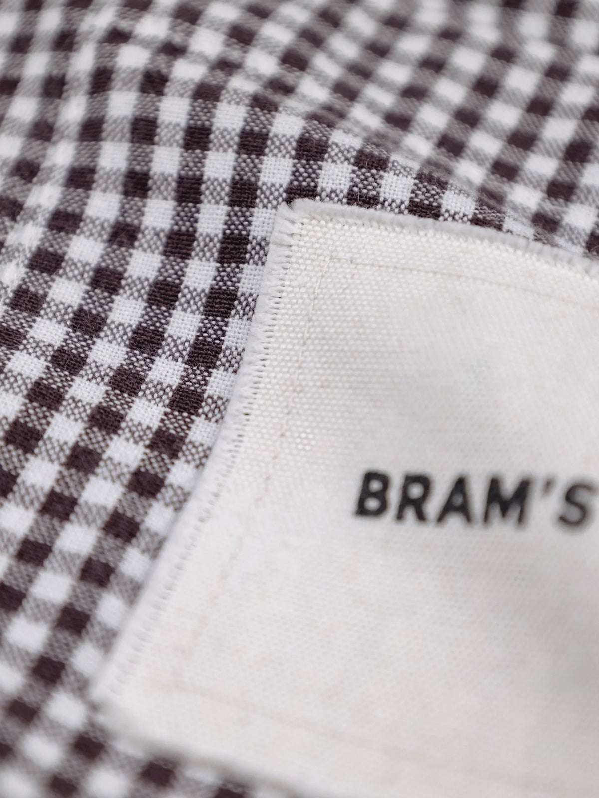 Brams Fruit Brown Distressed Farmer’s Shirt LS