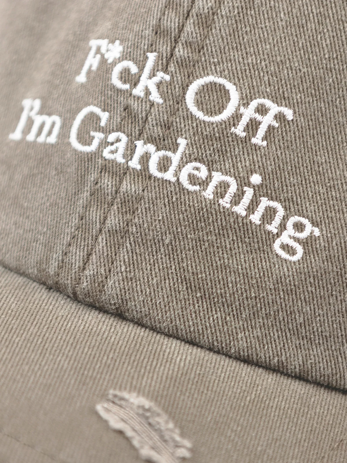 Brams Fruit Sand F*ck Off I’m Gardening Cap Distressed