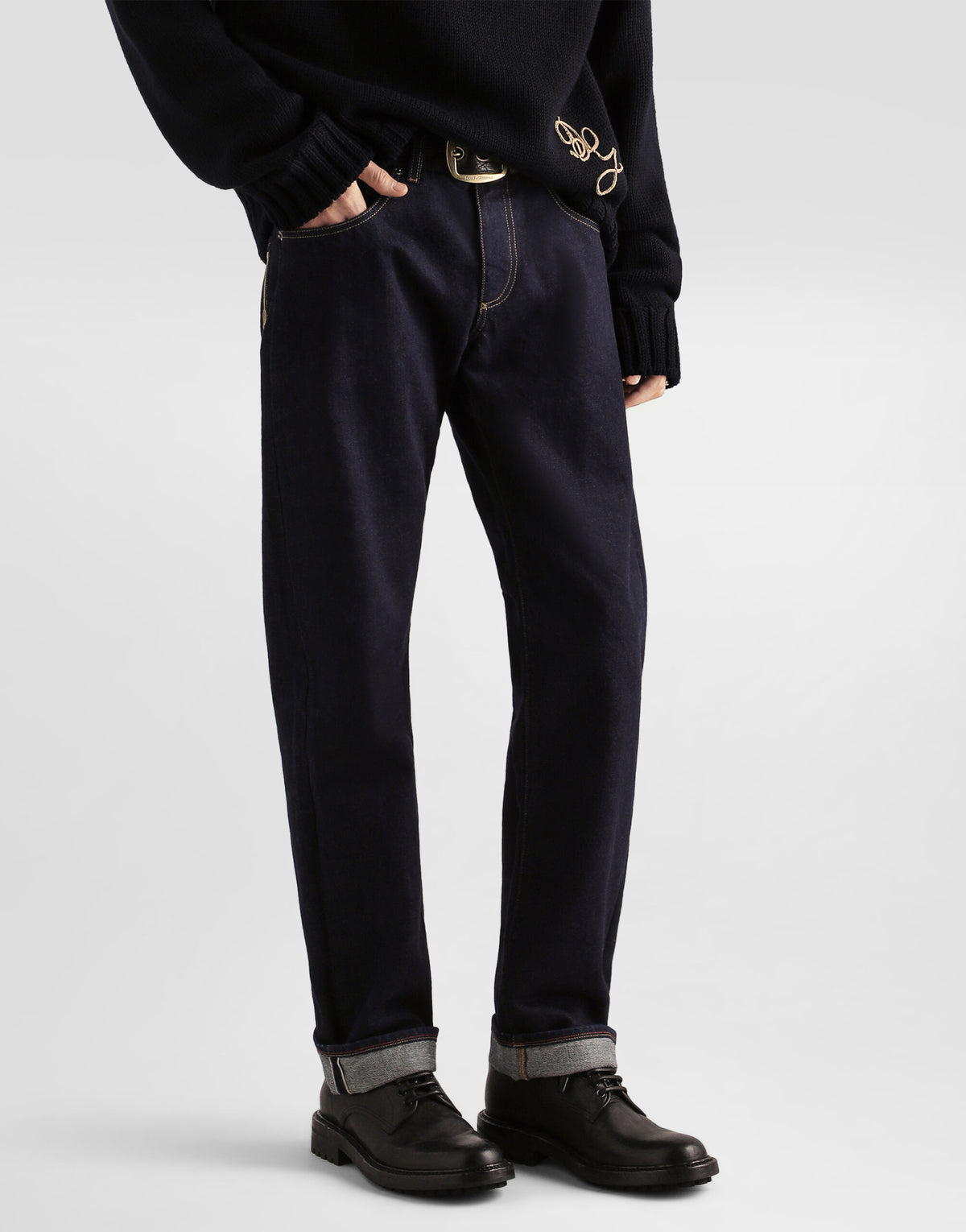 Dolce & Gabbana Embroidery Jeans