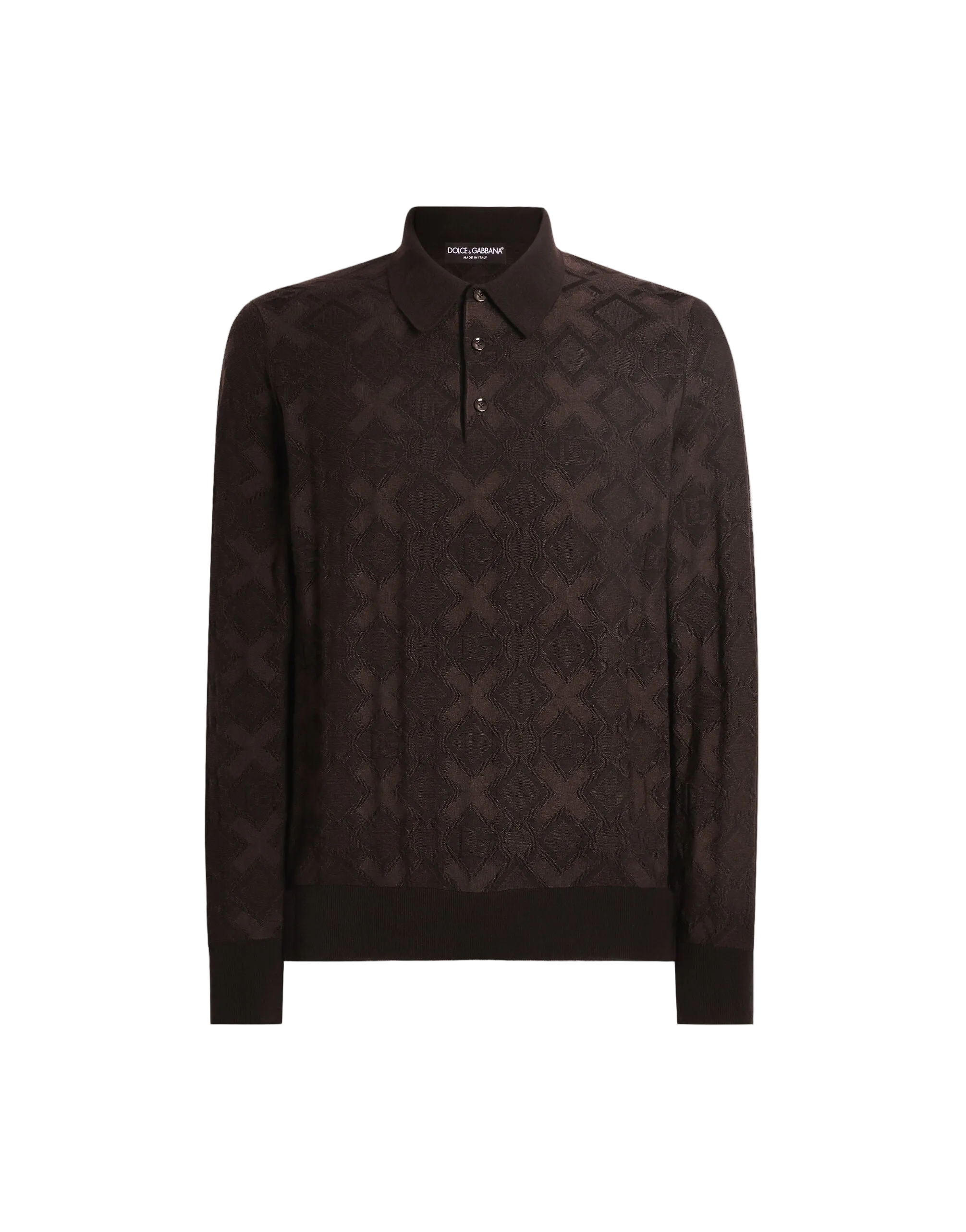 Dolce & Gabbana Wool and Silk Polo Shirt