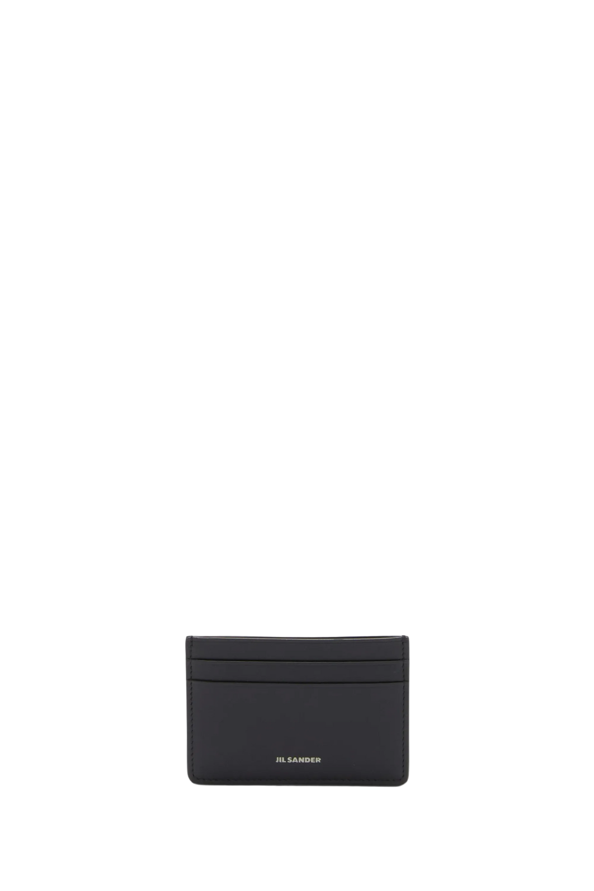 Jil Sander Soft Calf Black Credit Card Holder