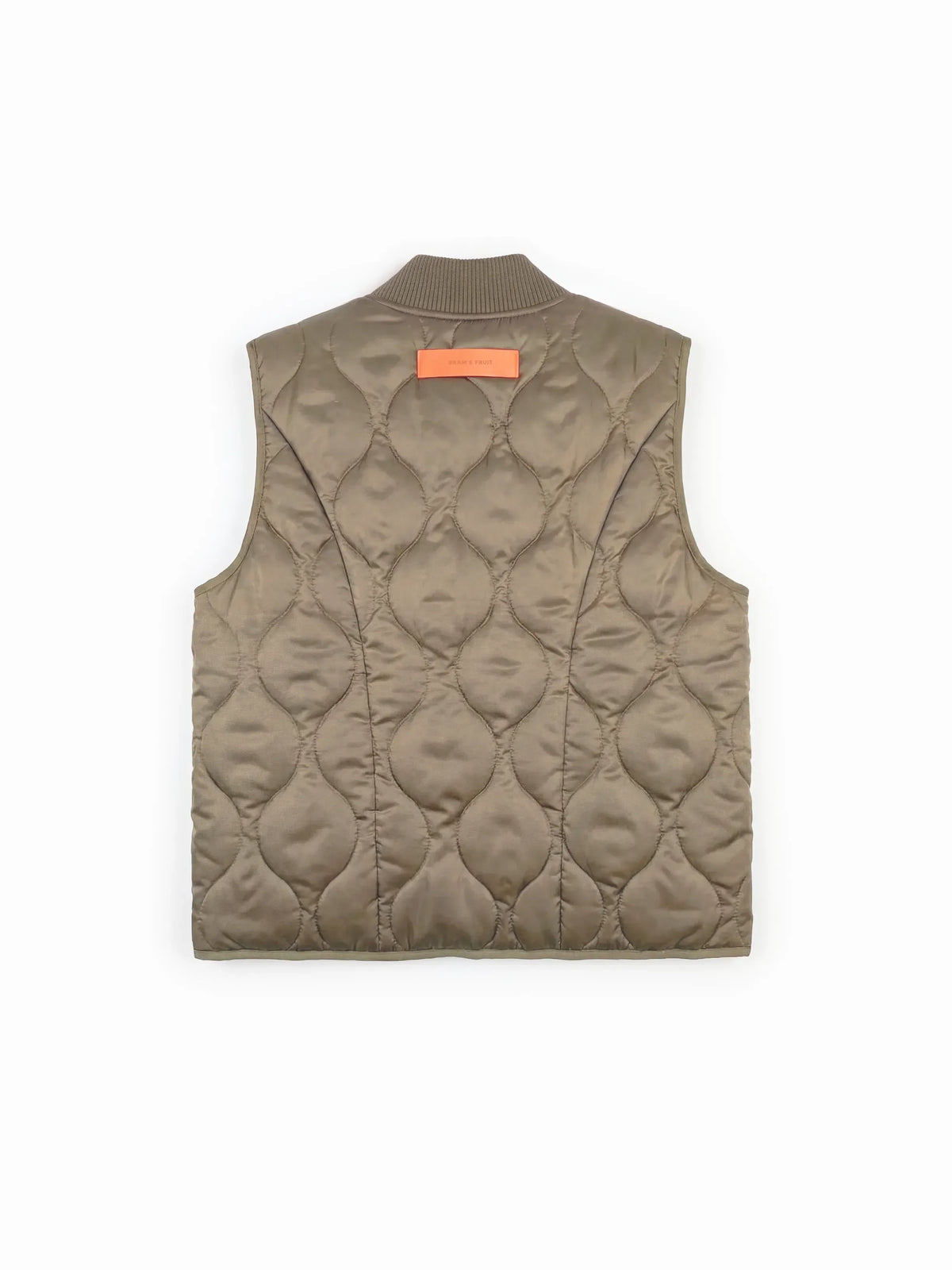 Brams Fruit Green Reversible Padded Vest