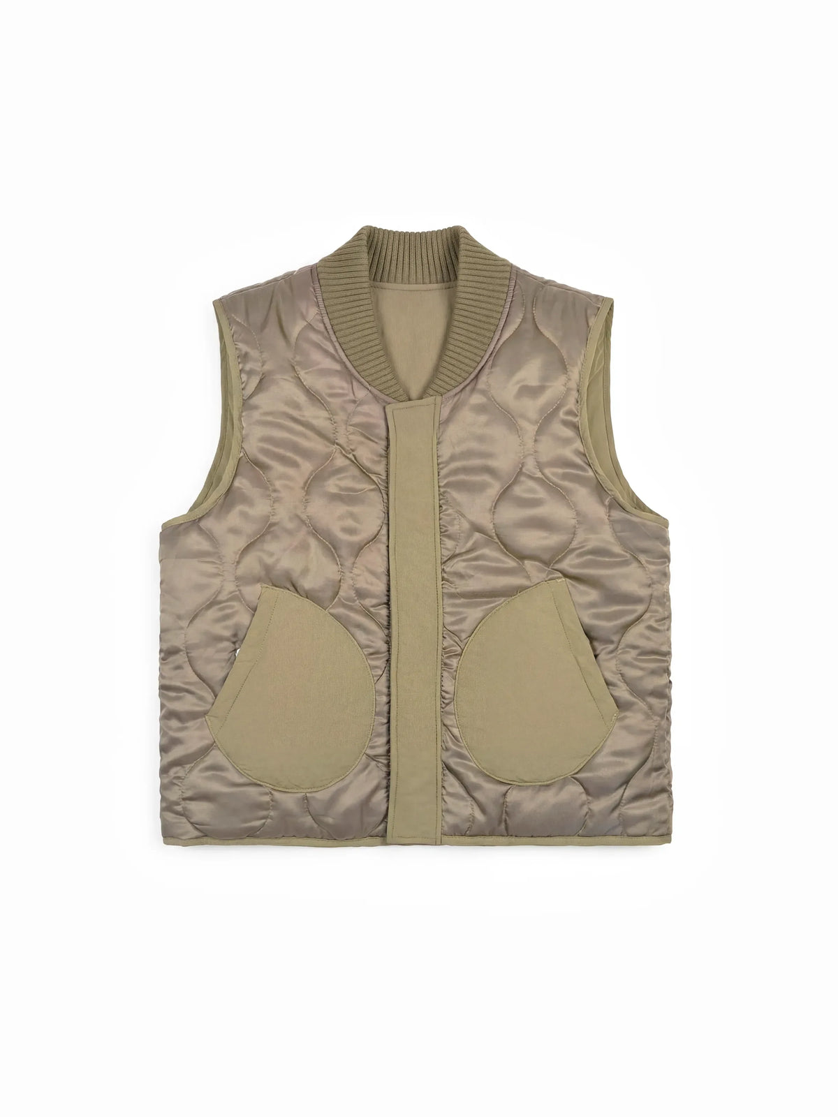 Brams Fruit Green Reversible Padded Vest