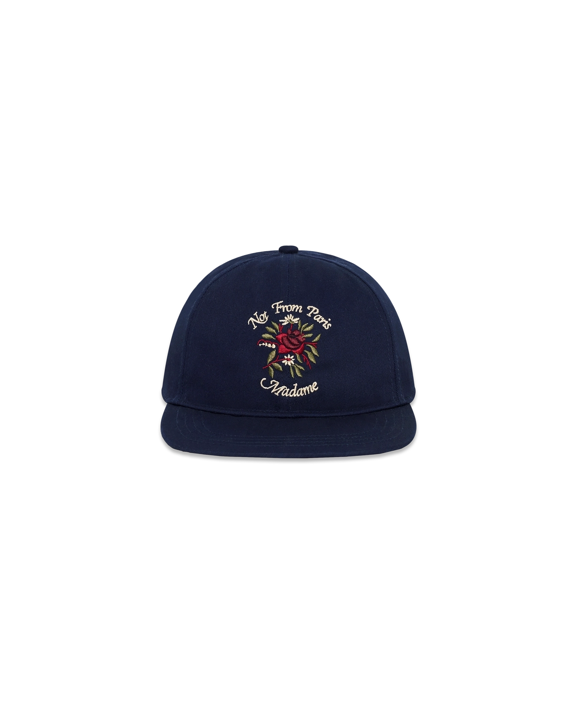 Drole de Monsieur Navy Casquette Slogan Rose