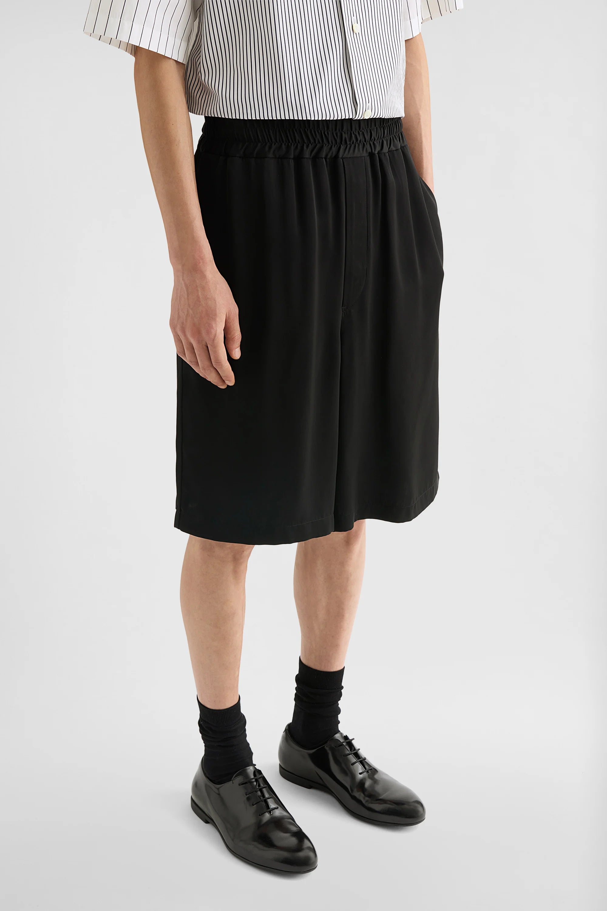Jil Sander Black Teck 10 Shorts