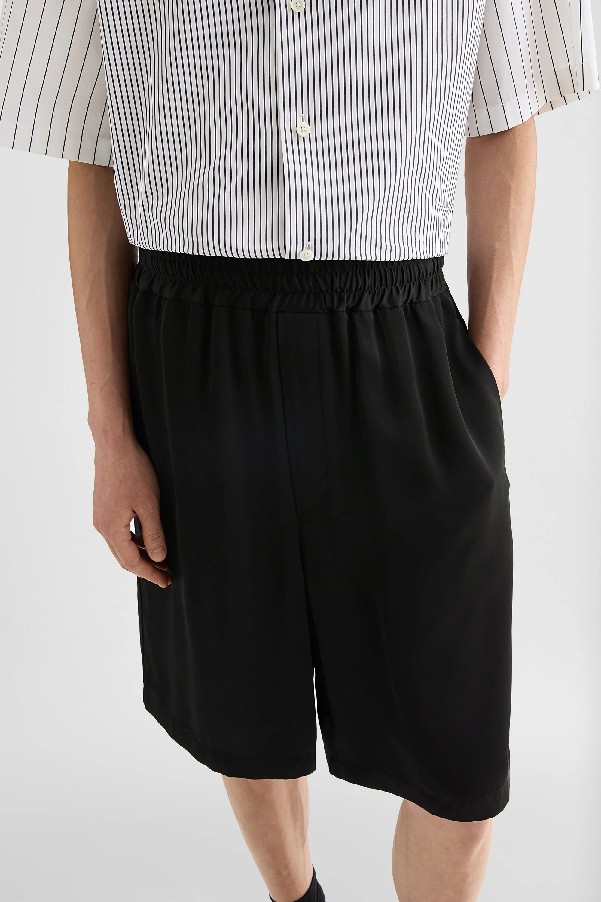 Jil Sander Black Teck 10 Shorts