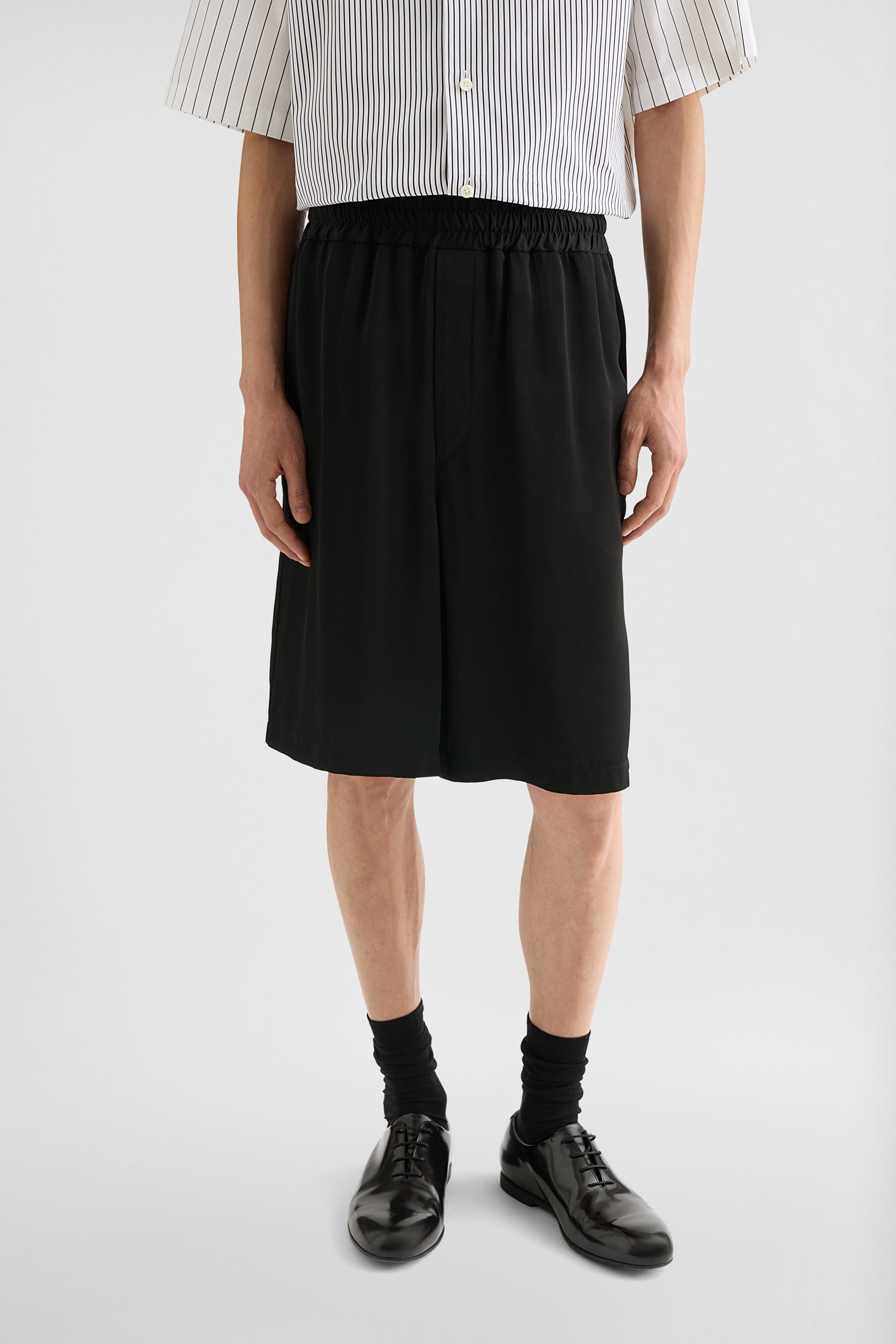 Jil Sander Black Teck 10 Shorts
