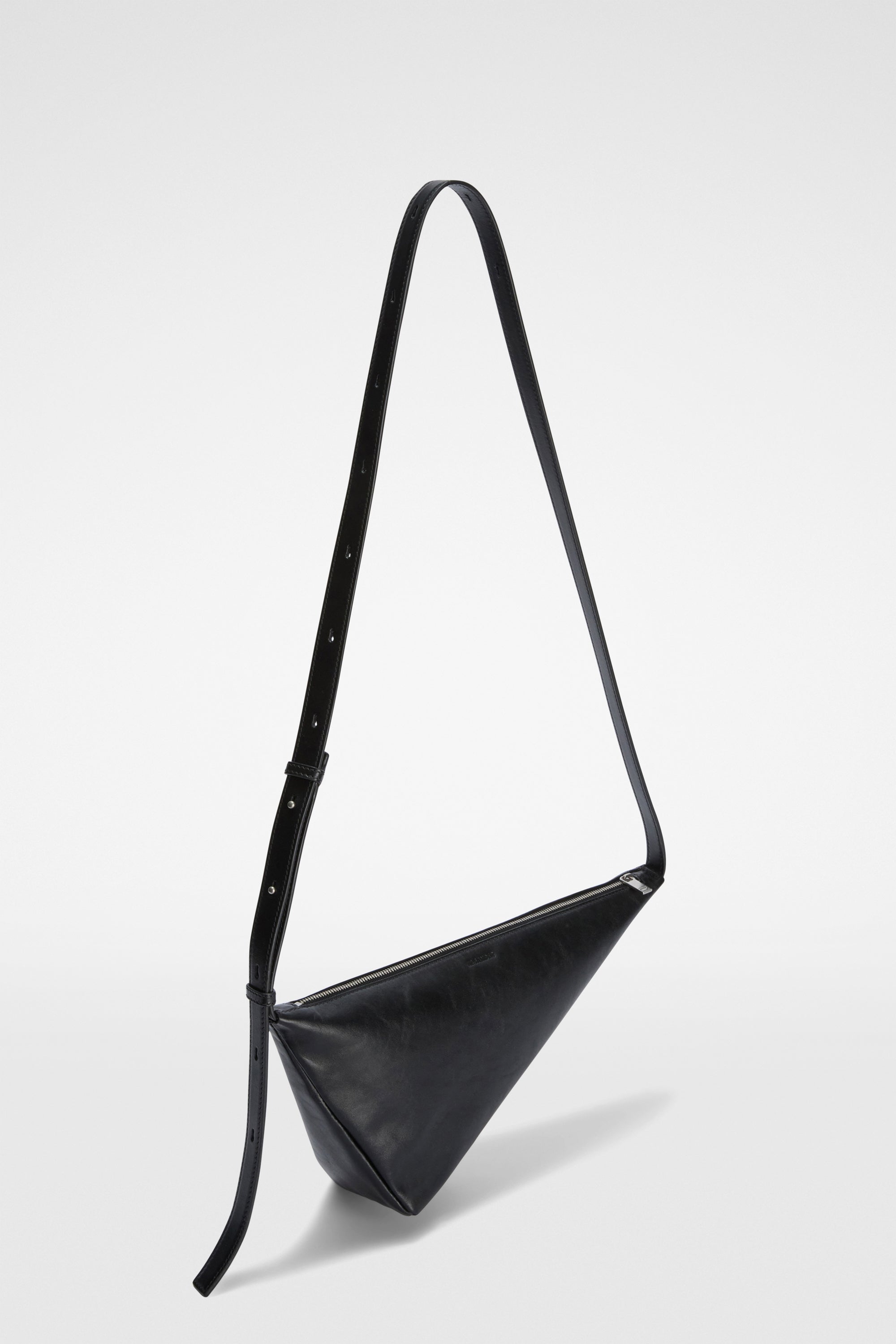 Jil Sander Black Triangle Crossbody
