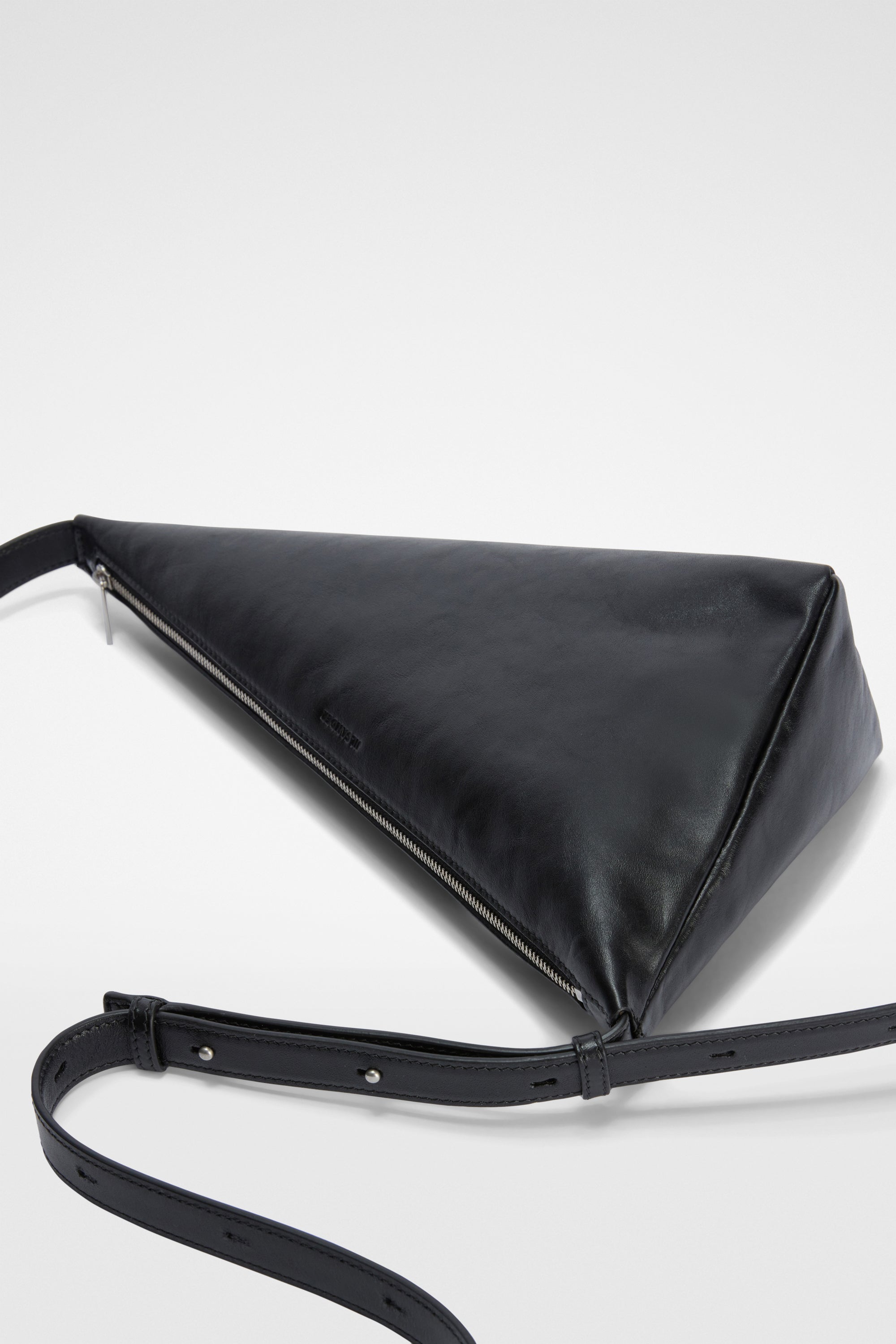Jil Sander Black Triangle Crossbody