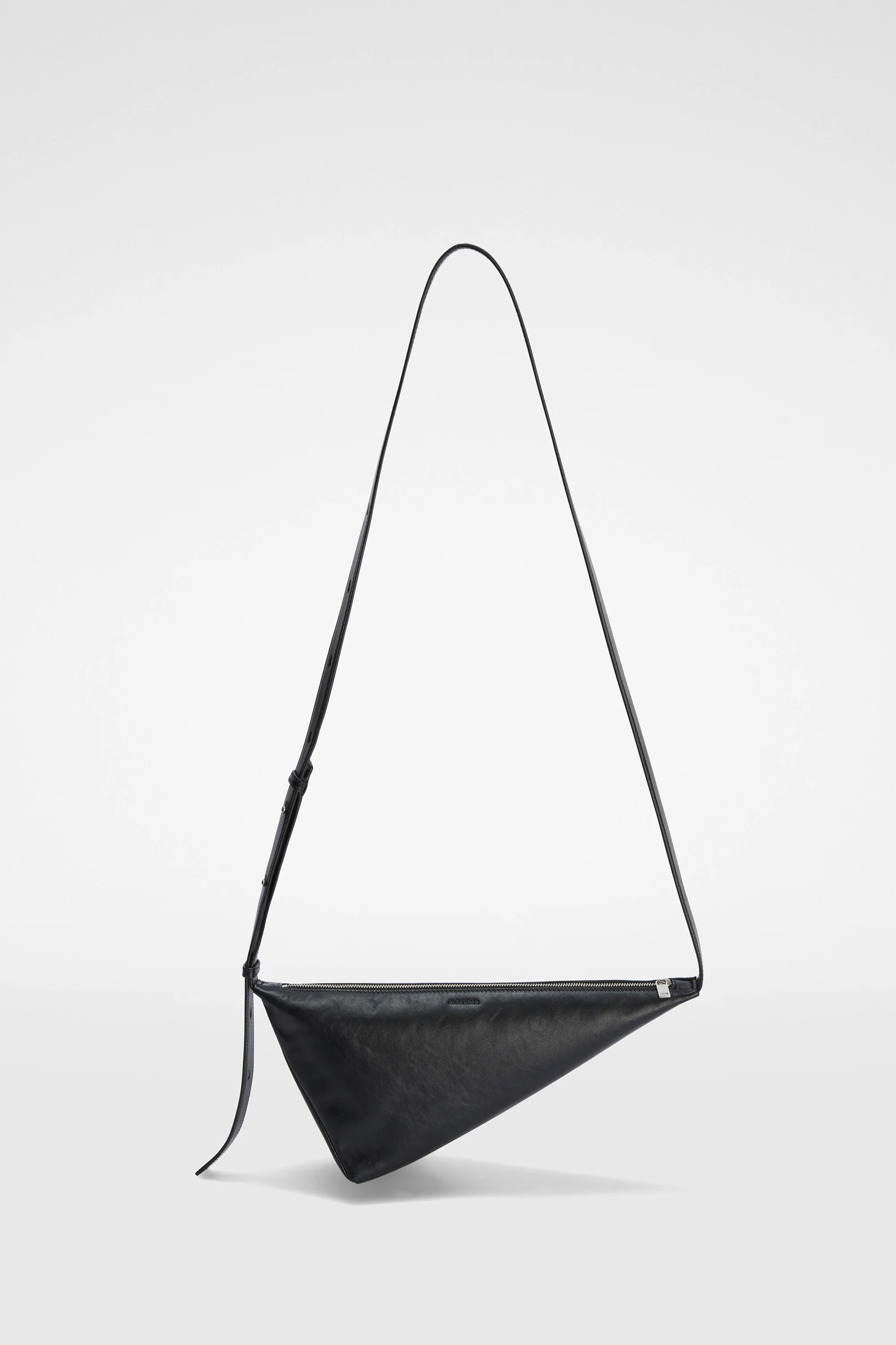 Jil Sander Black Triangle Crossbody