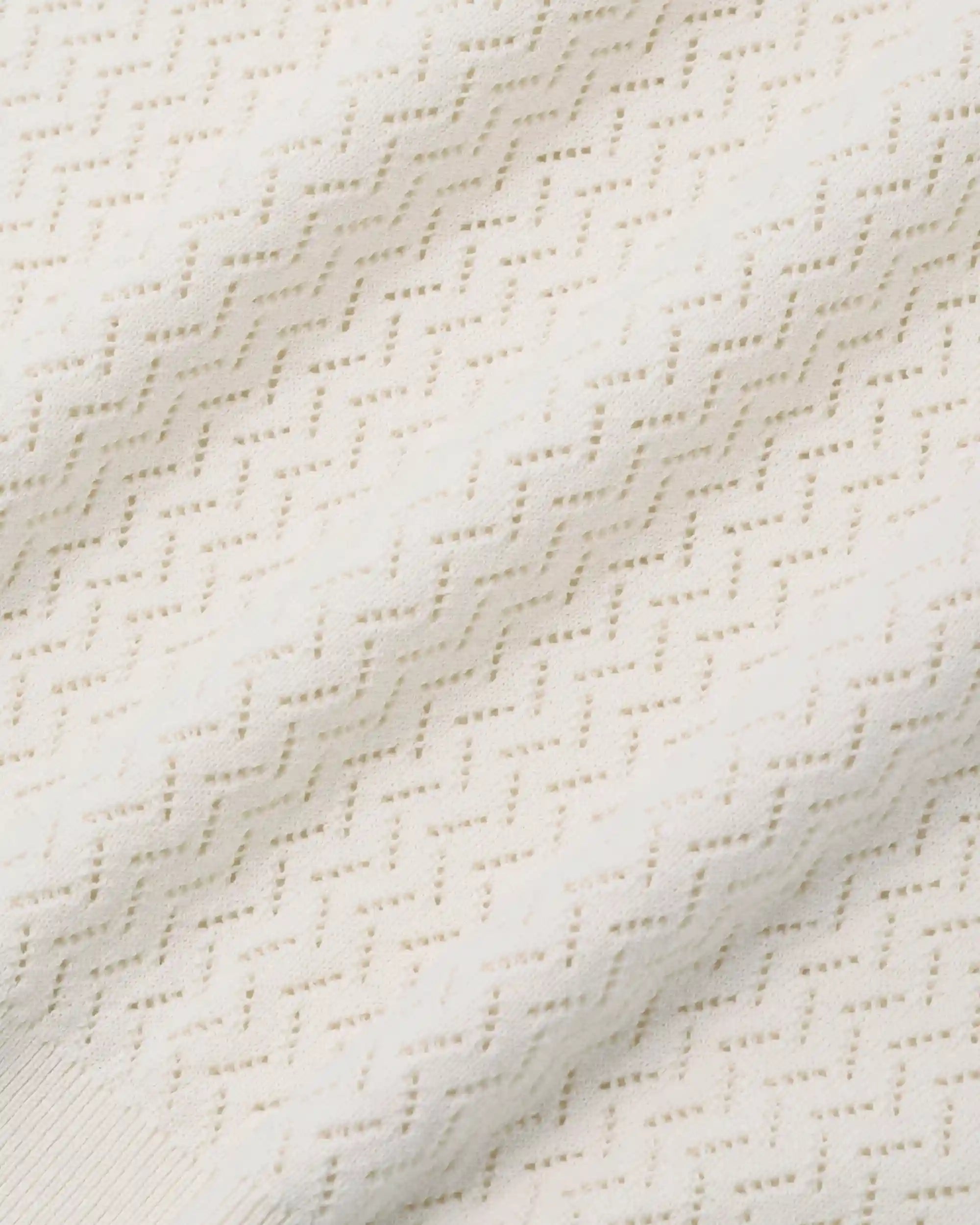 Drole de Monsieur Off White T-Shirt Maille AjourÈe D Miroir