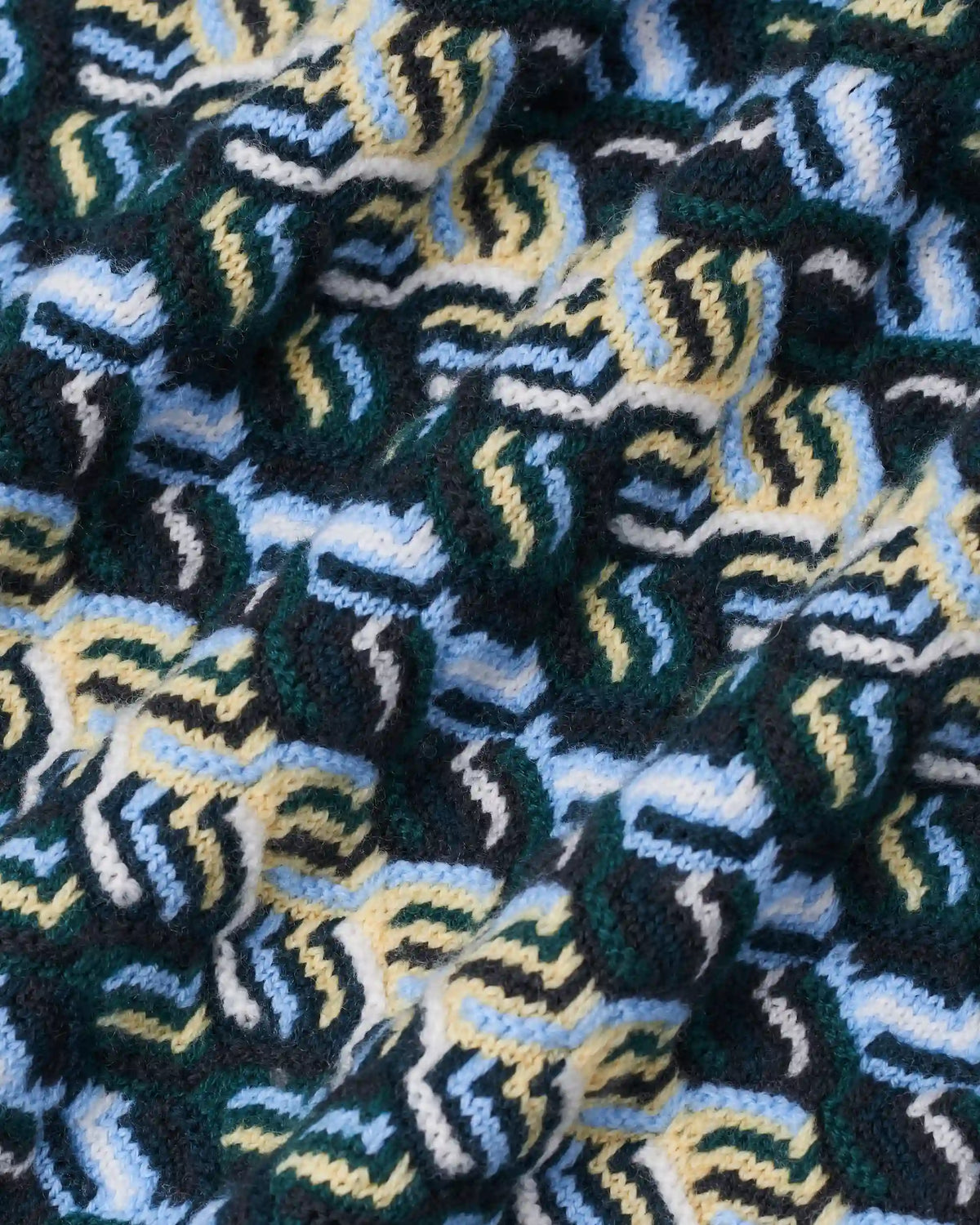 Drôle de Monsieur blaue Boxy Coogie-Strickjacke