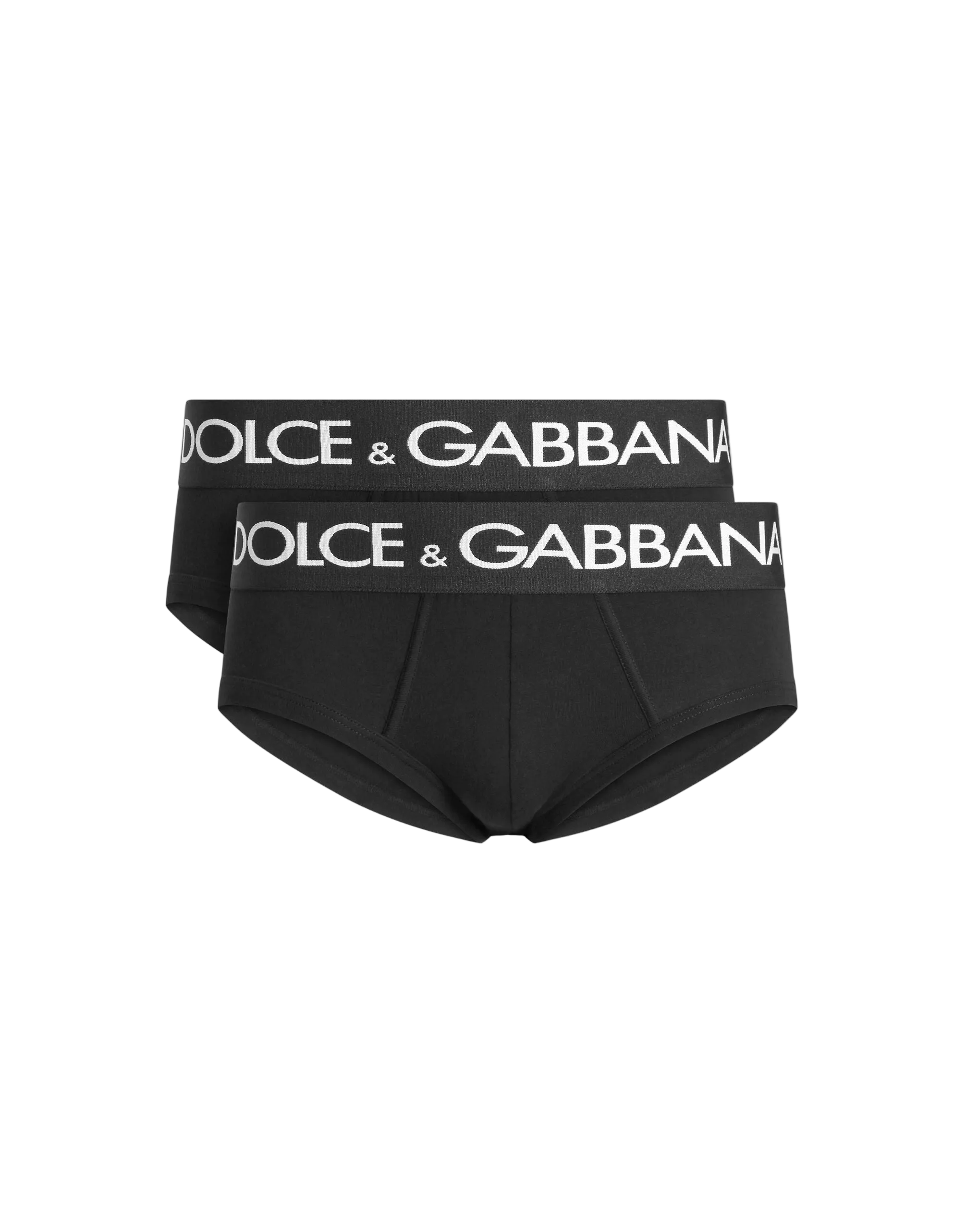Dolce & Gabbana Black Brando Brief 2-Pack front
