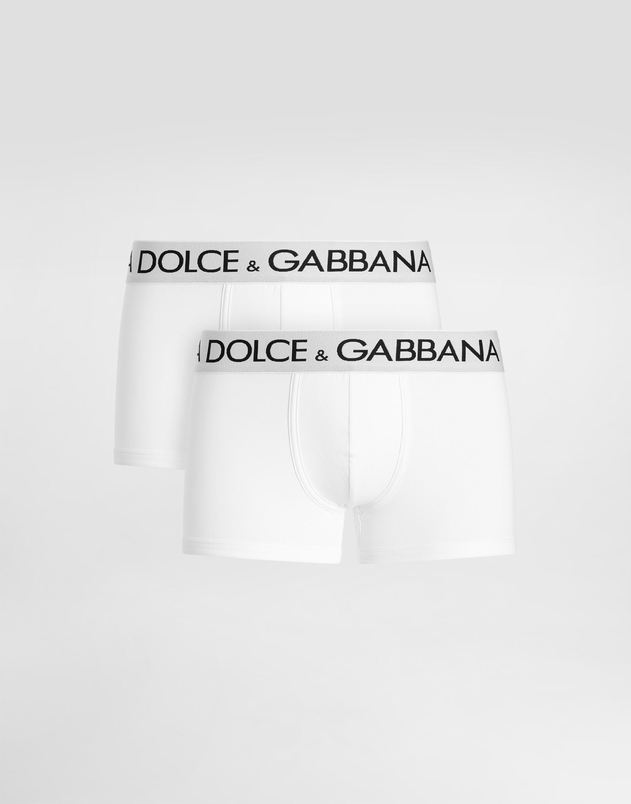 Dolce & Gabbana White Regular Boxer 2-Pack