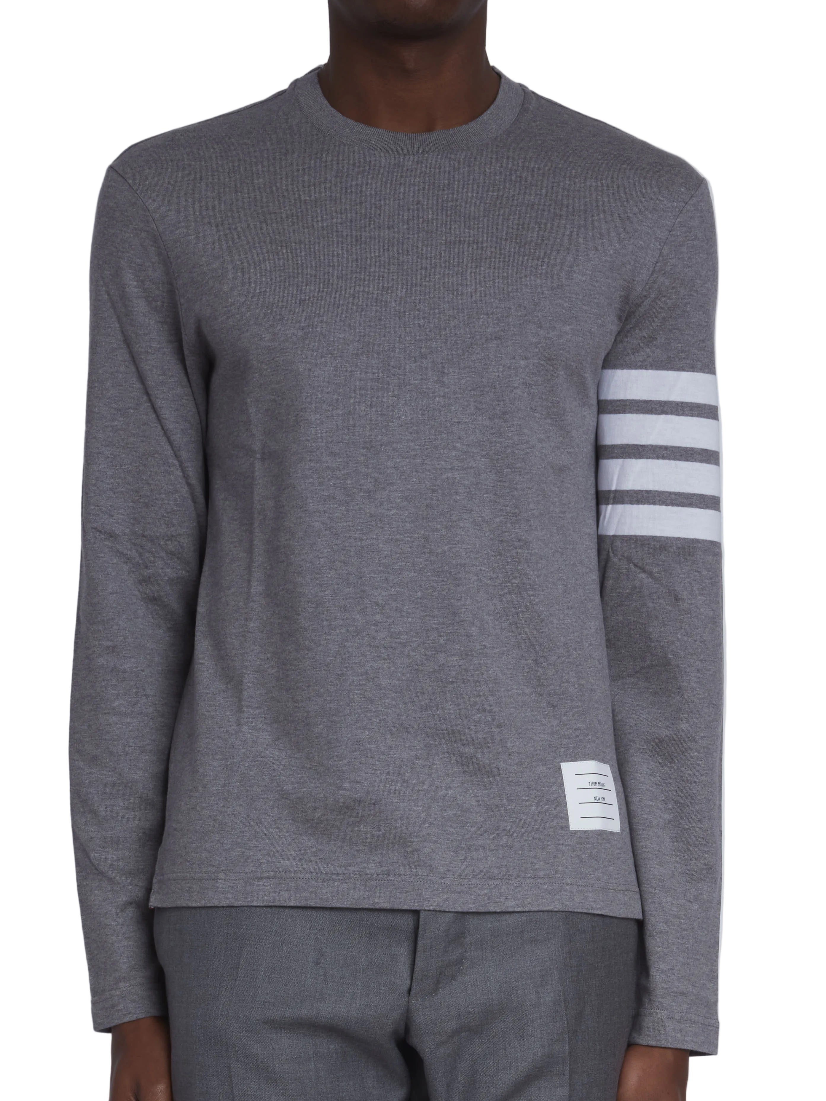 Long Sleeve Tee W/ 4Bar In Sustainable Jersey