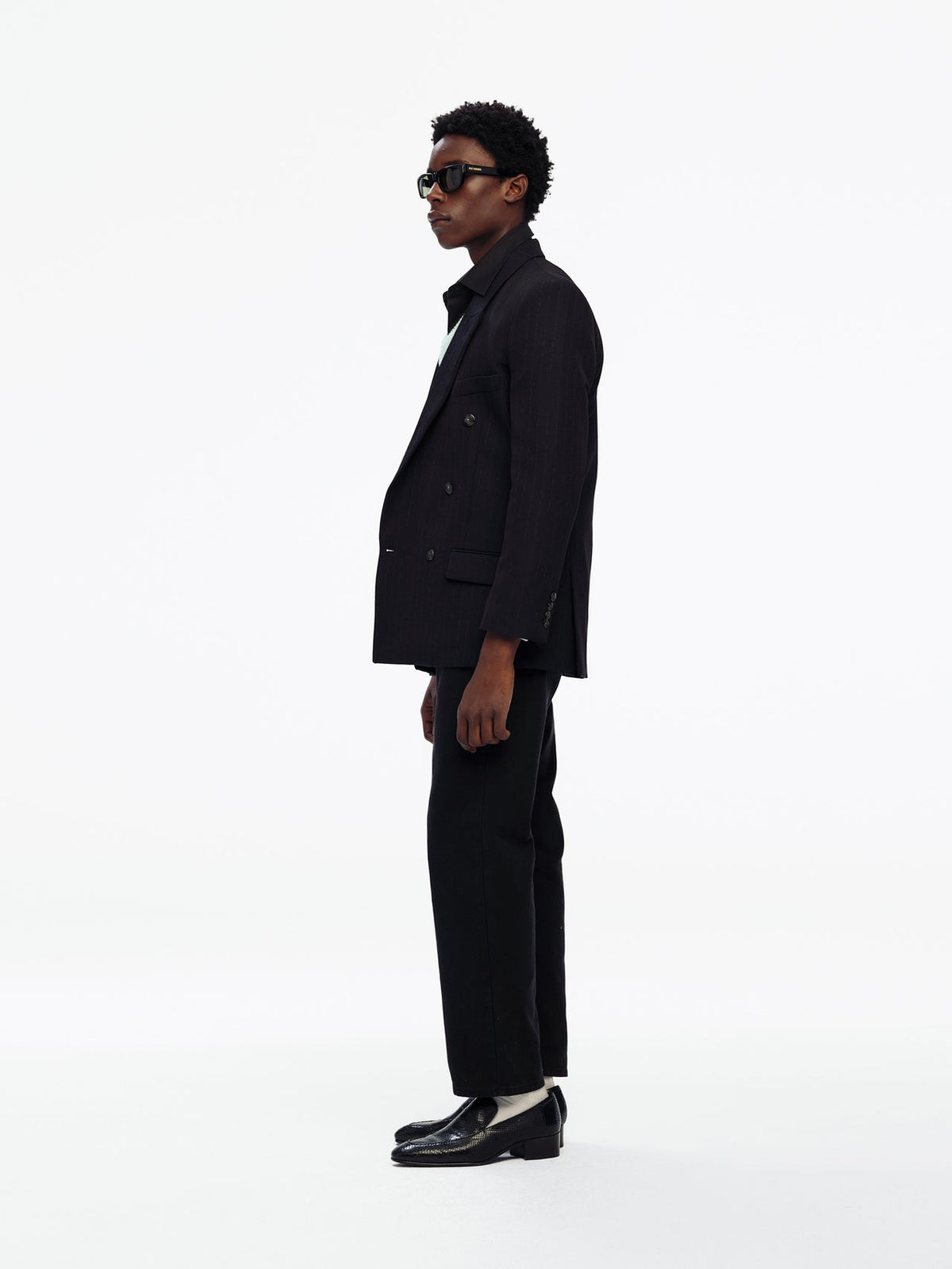 Willy Chavarria Black Manuel Blazer