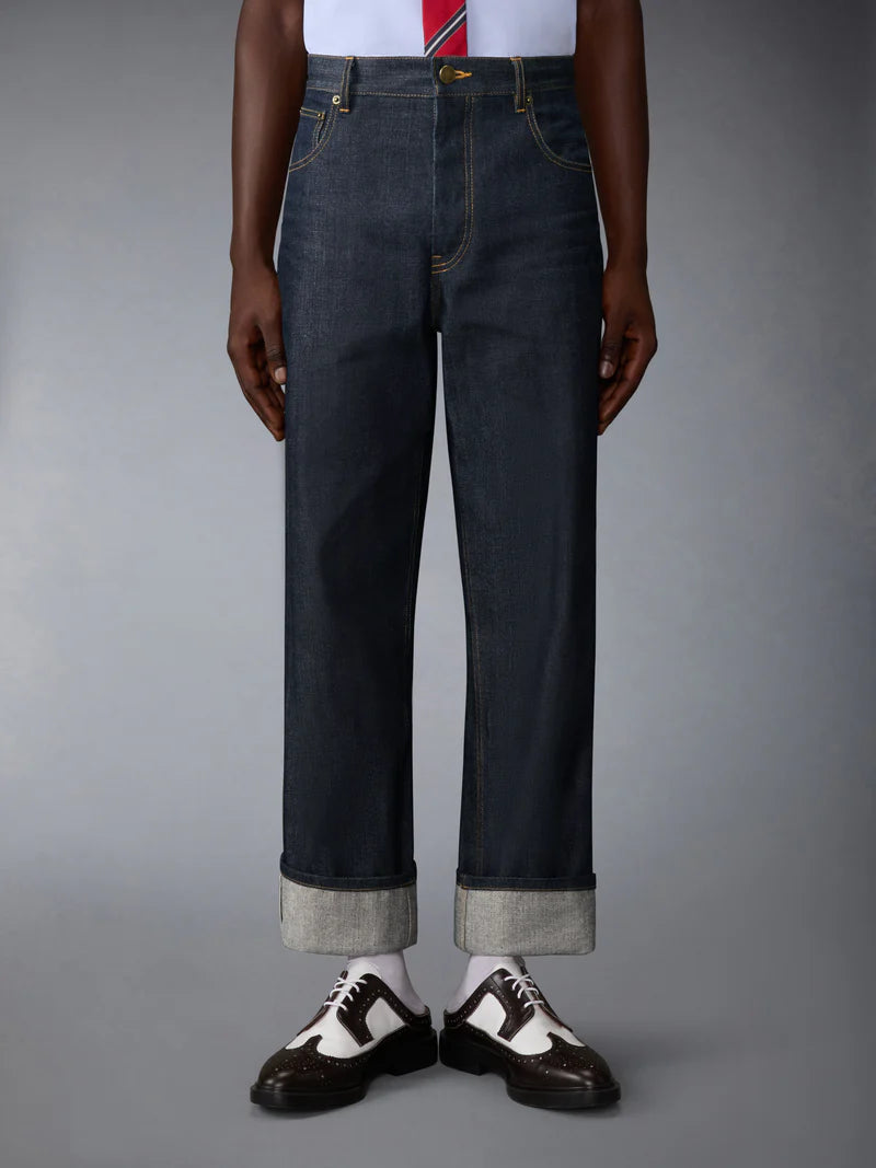 5-Pocket-Denimhose aus japanischem Selvedge-Denim