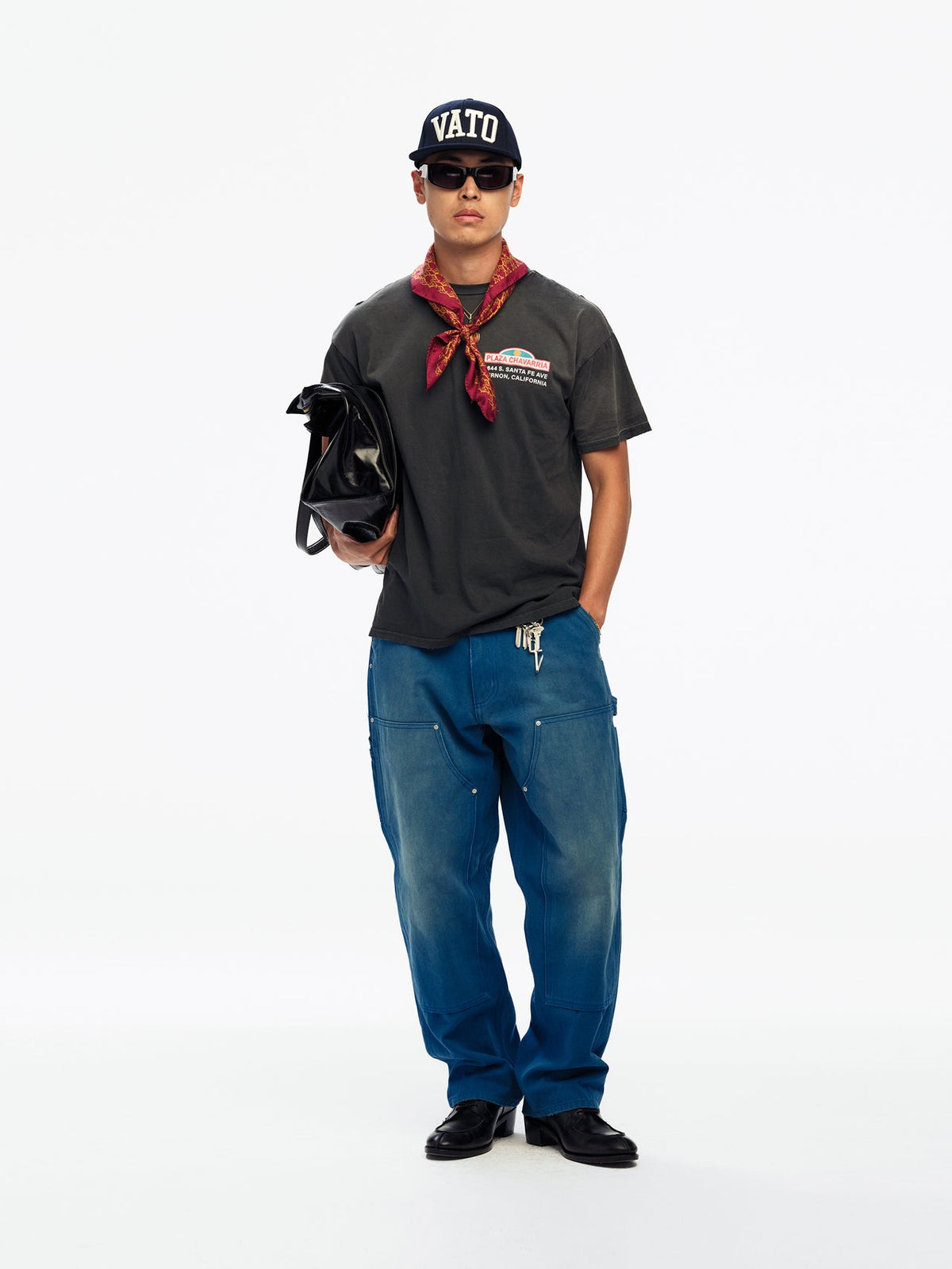 Willy Chavarria Navy Vato Cap