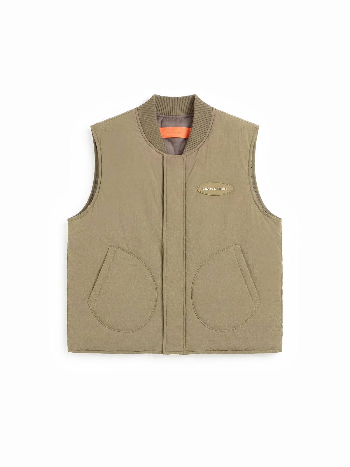 Brams Fruit Green Reversible Padded Vest