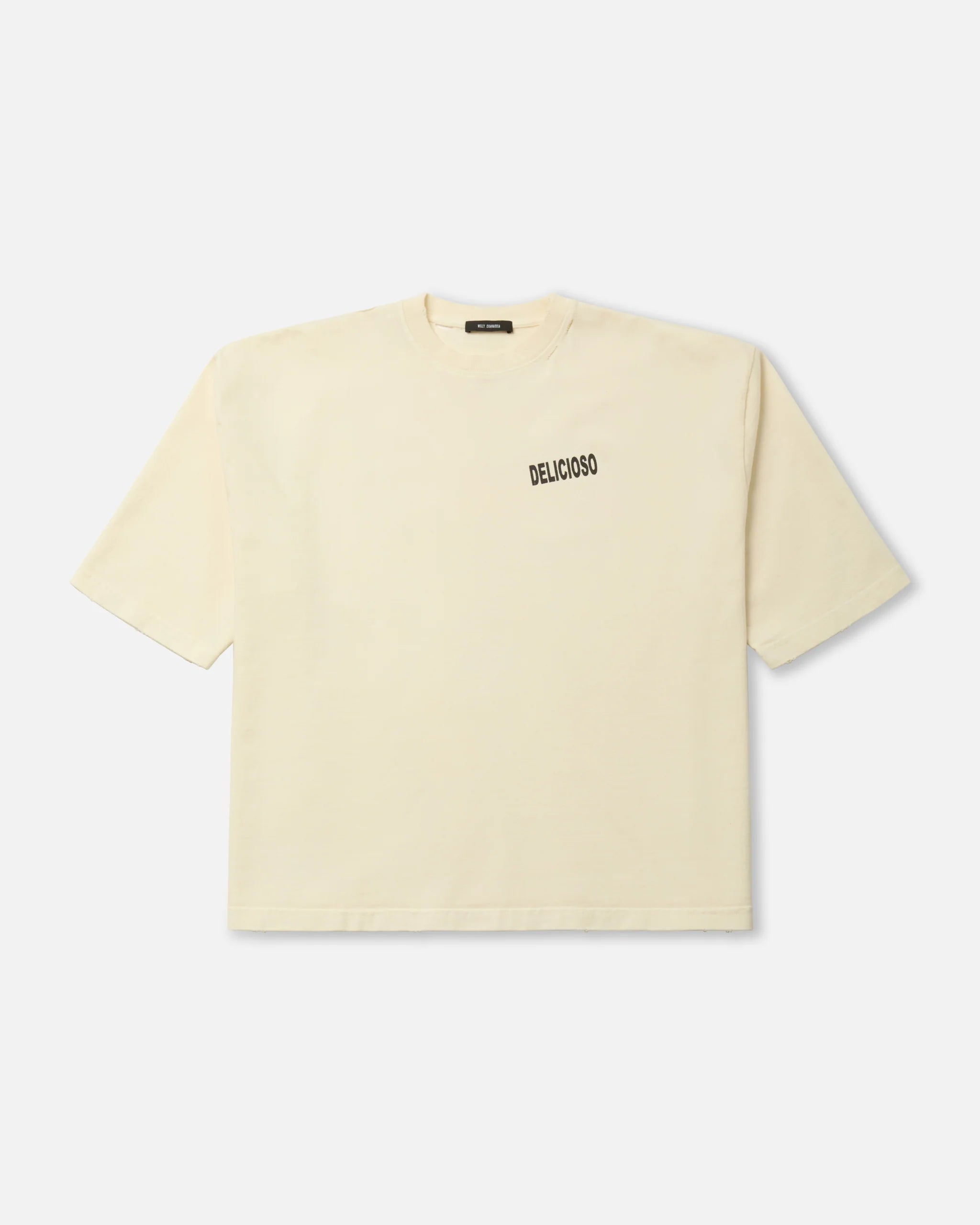 Willy Chavarria White Willy'S Taco Shop Buffalo Tee flat front