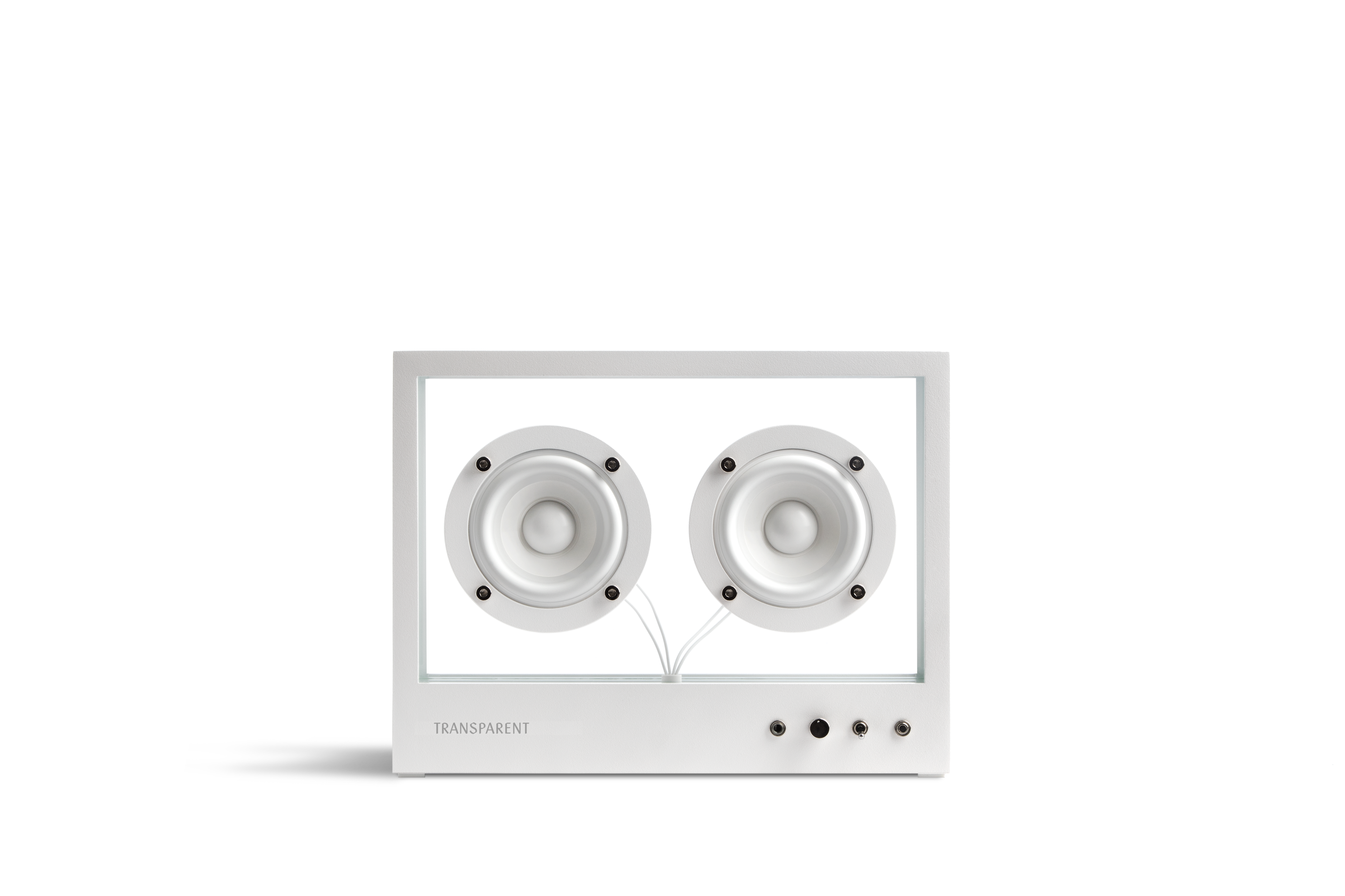 Small White Transparent Speaker