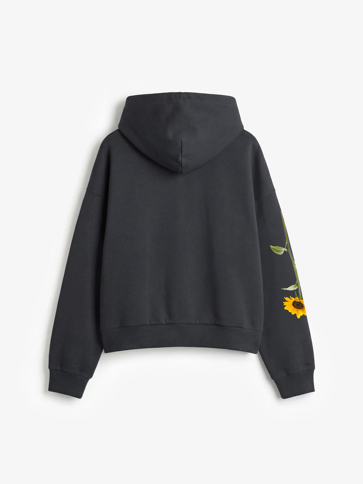 Brams Fruit Black Sunflower Reißverschluss-Hoodie
