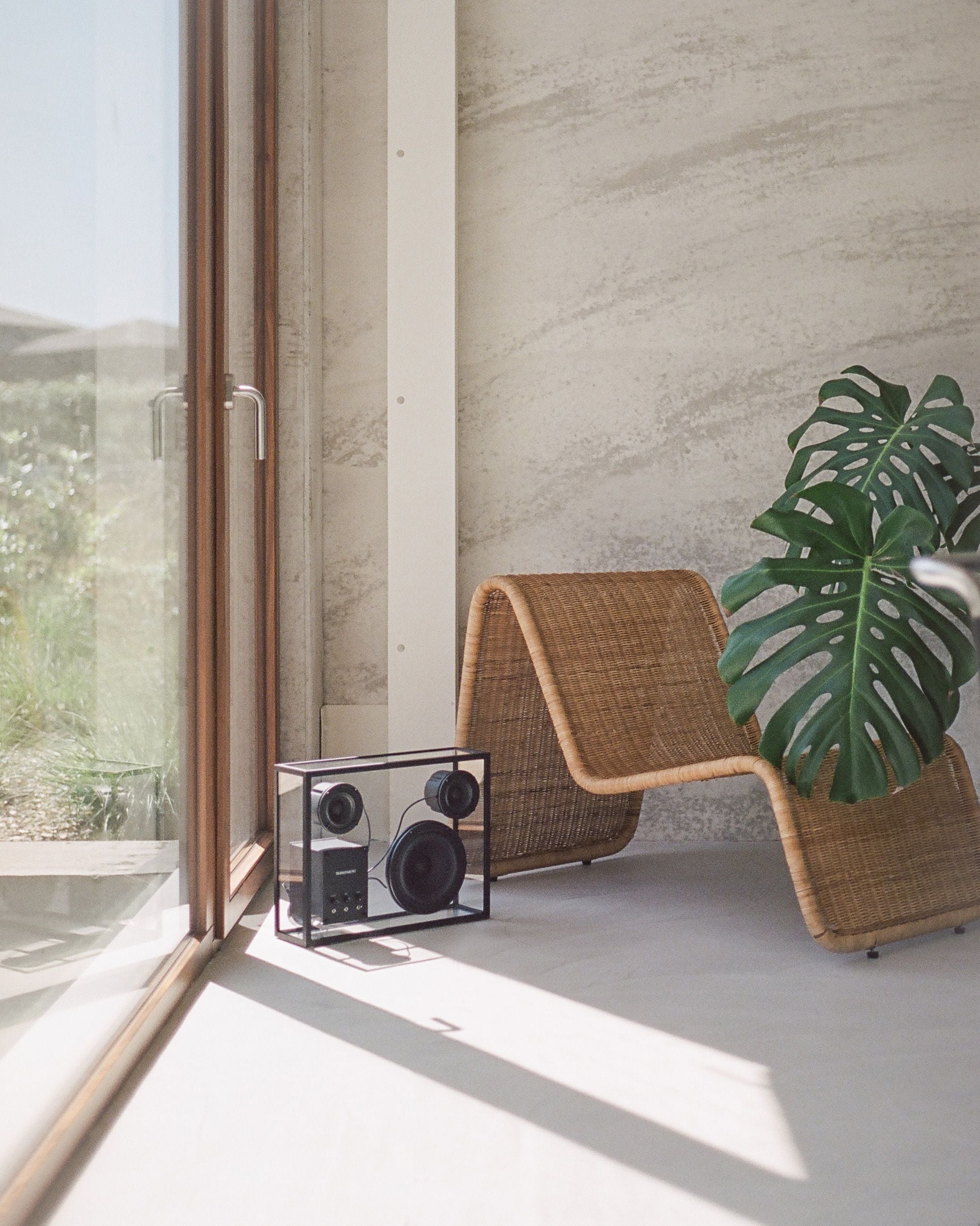 Transparent Black Speaker