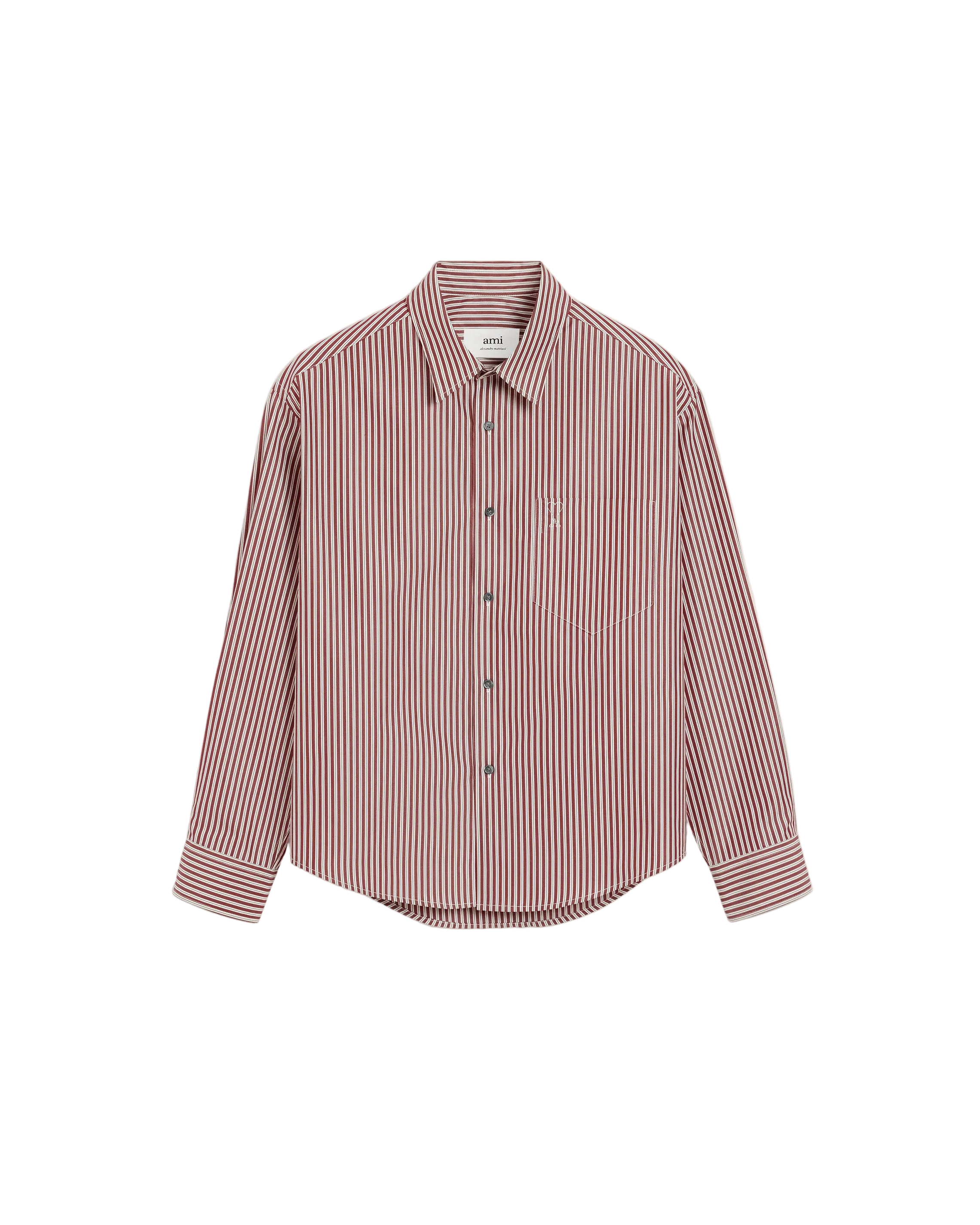 AMI Embossed Adc Boxy Shirt