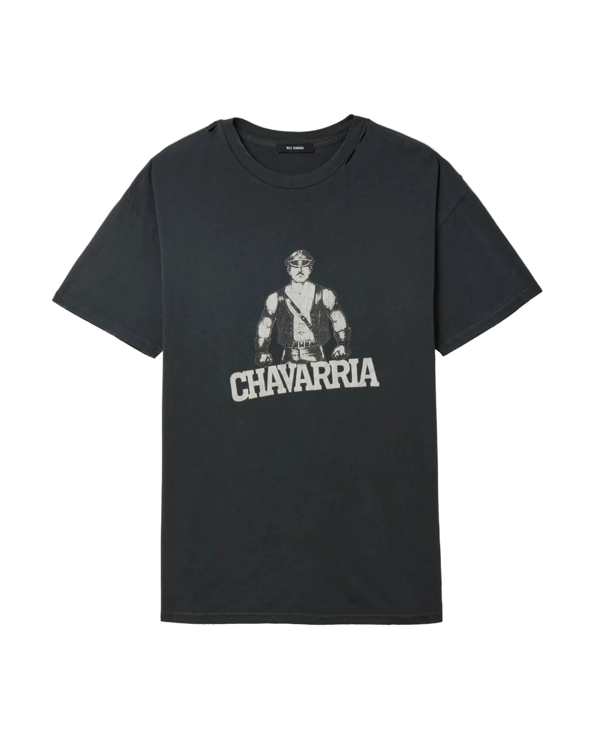 Willy Chavarria Black Leather Daddy Easy Tee