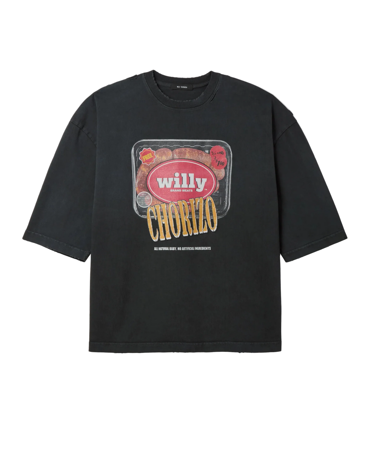 Willy Chavarria Black Os Especial Chorizo Buffalo Tee