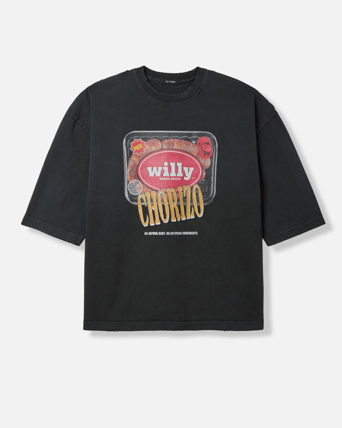 Willy Chavarria Black Os Especial Chorizo Buffalo Tee