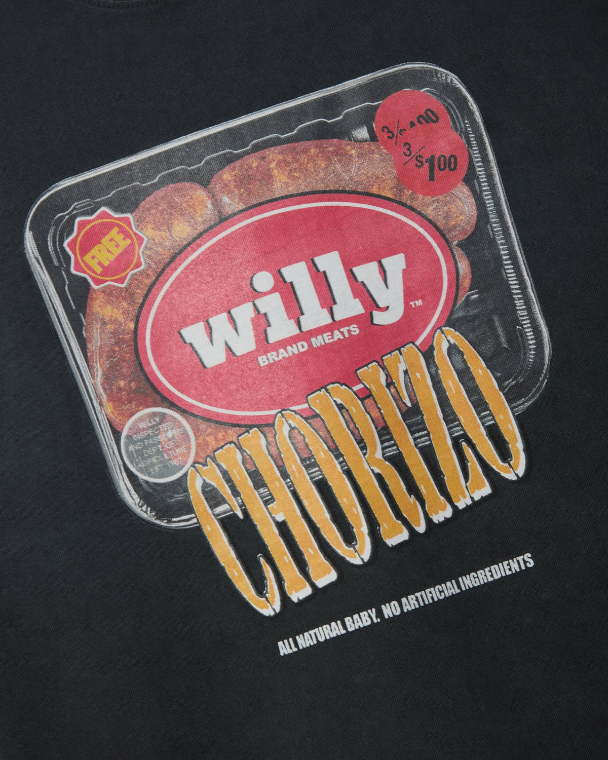 Willy Chavarria Schwarzes Os Especial Chorizo Buffalo T-Shirt