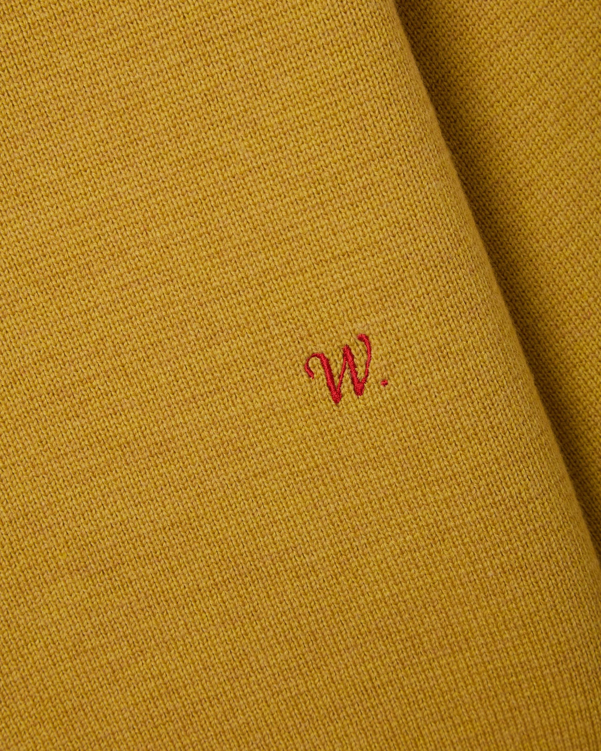 Willy Chavarria Gelber V-Ausschnitt-Pullover