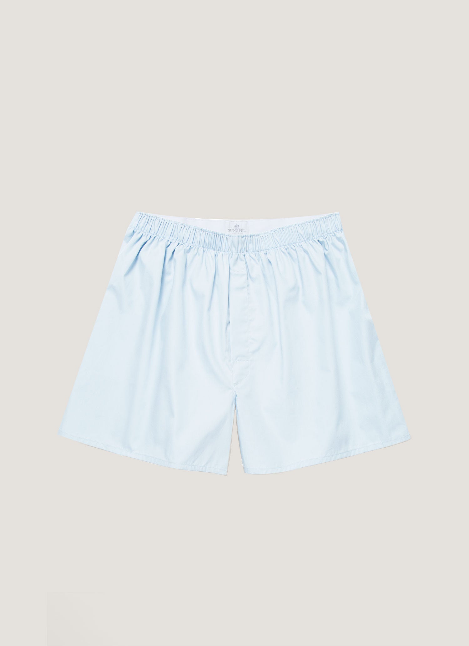 Sunspel light blue cotton boxer 