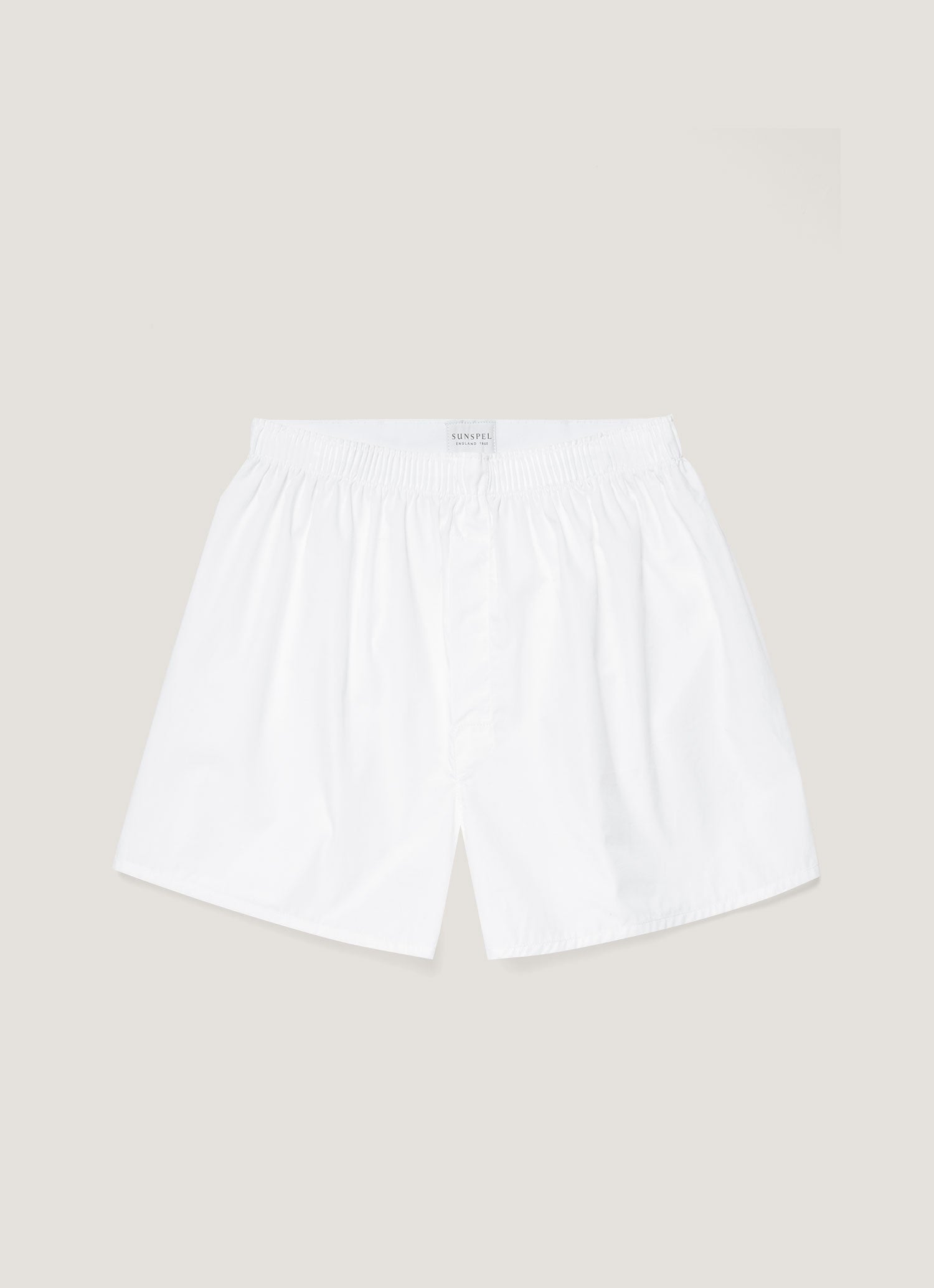 Sunspel white cotton boxer 