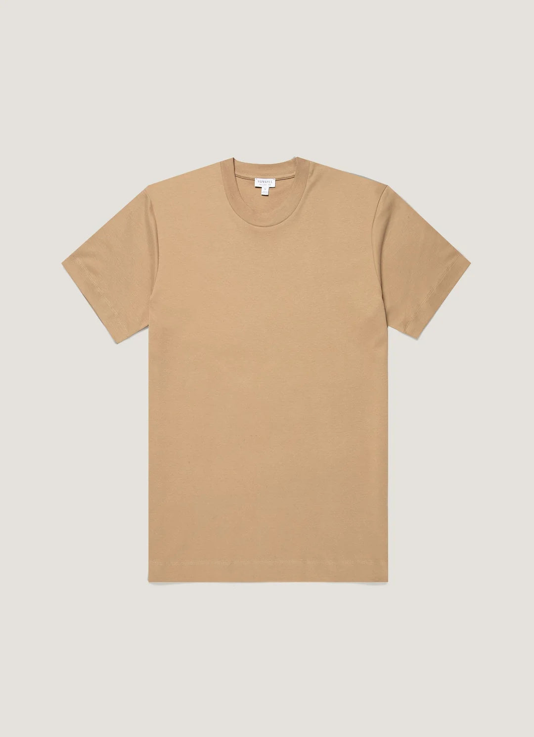Sunspel Heavy Weight Dk Beige T-Shirt