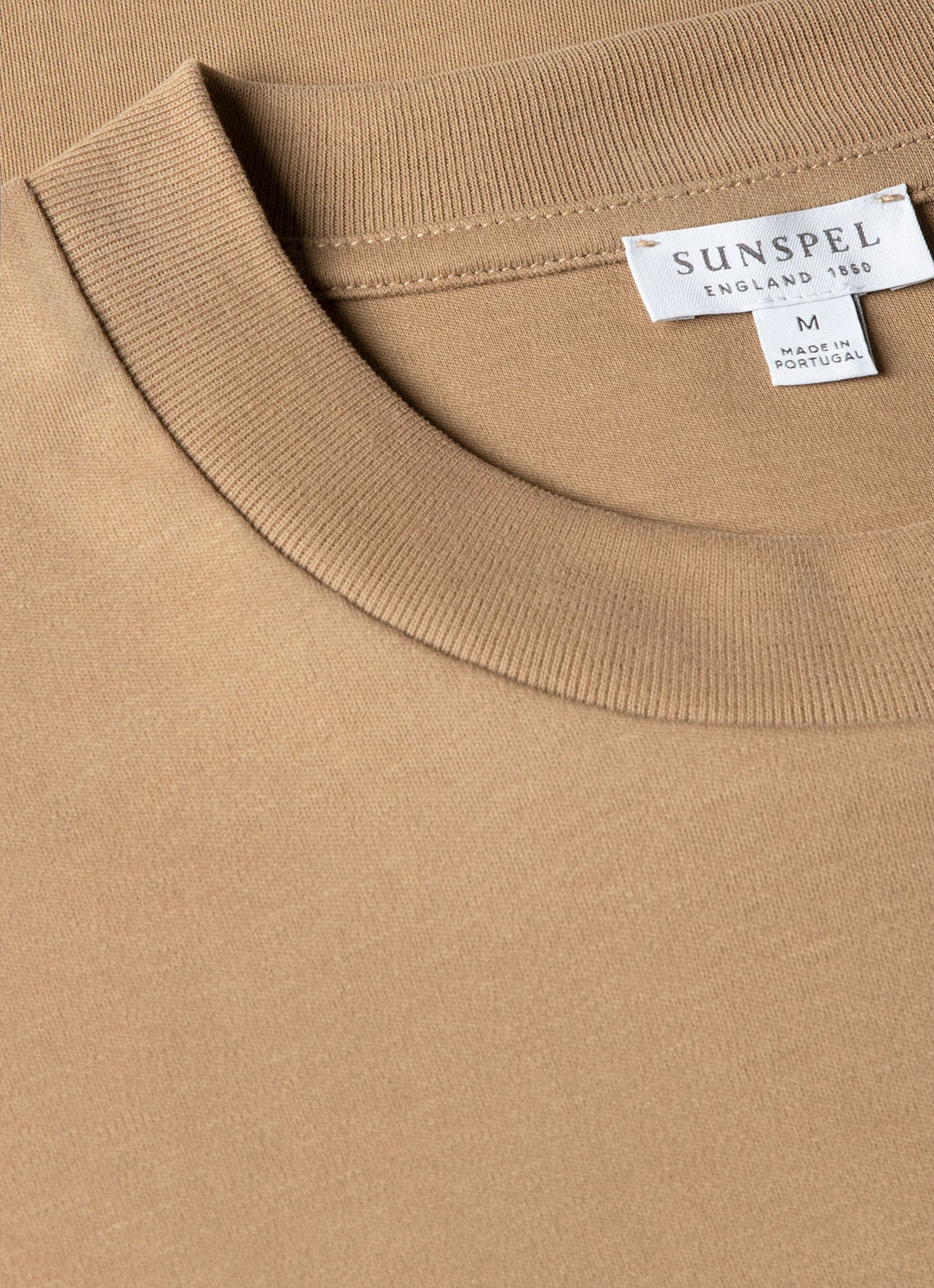 Sunspel Heavy Weight Dk Beige T-Shirt