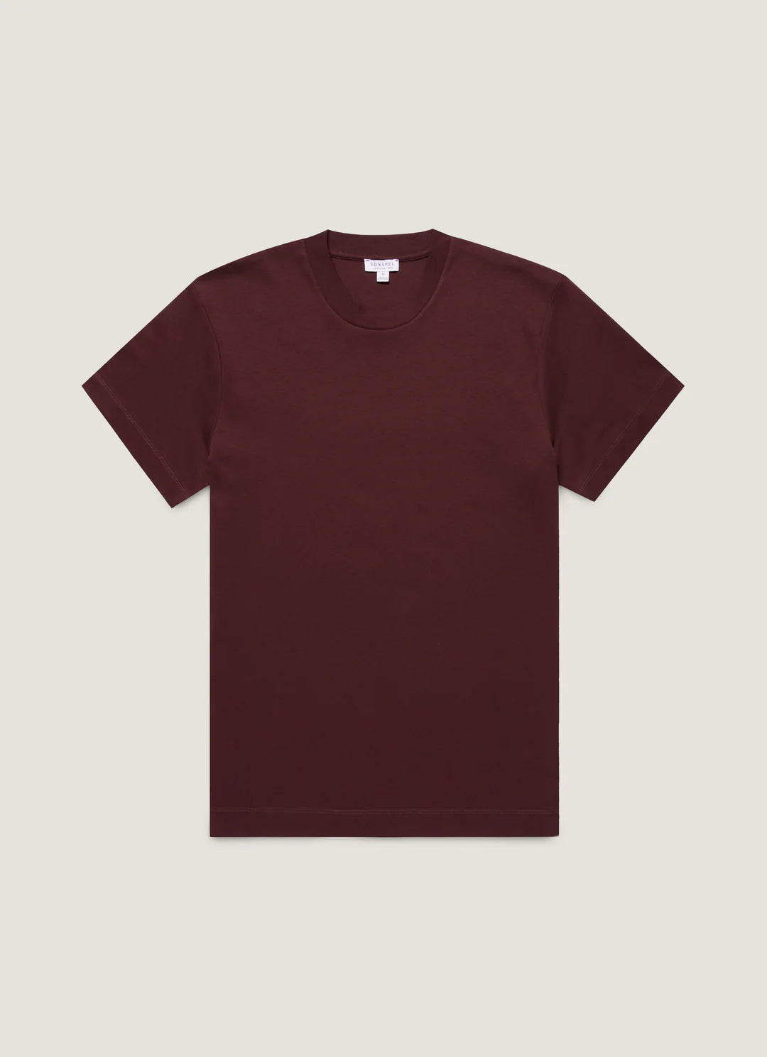 Sunspel Heavy Weight Bordeaux T-Shirt