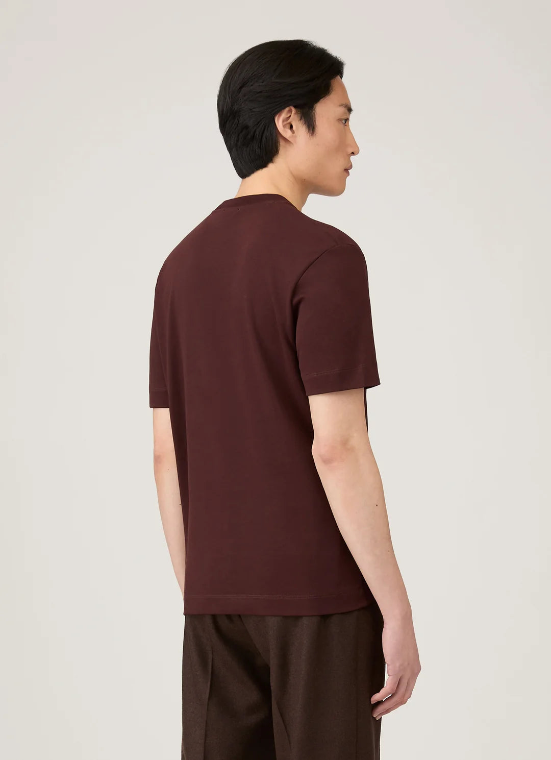 Sunspel Heavy Weight Bordeaux T-Shirt