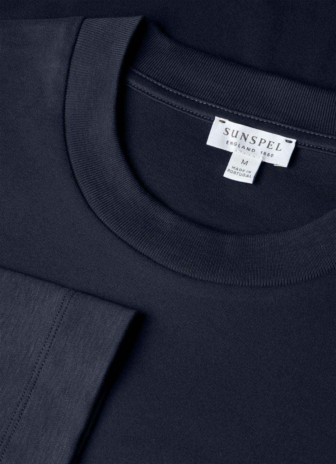 Sunspel Heavy Weight Dk Navy LS Tee