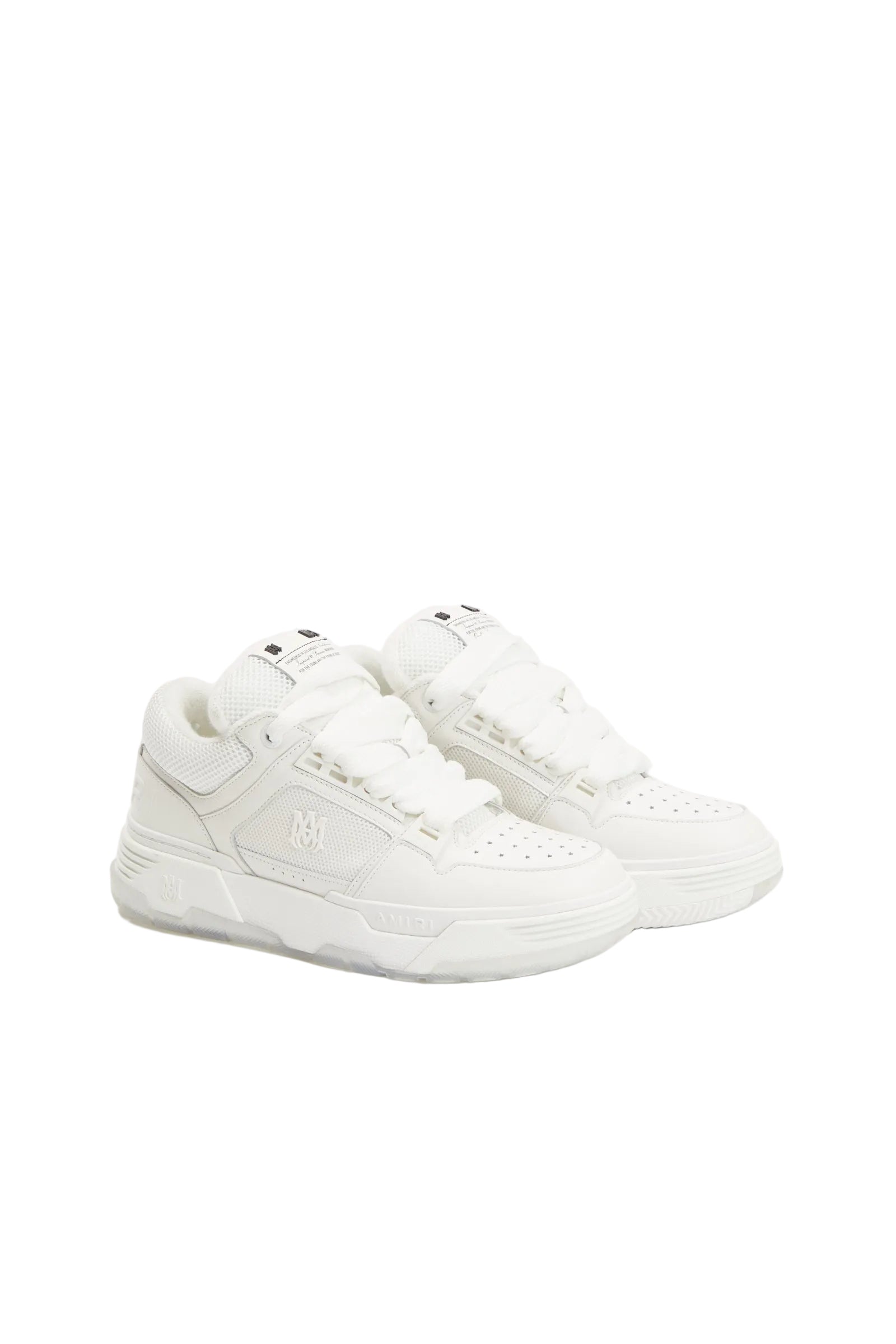 Amiri lyxiga sneakers i hel vit