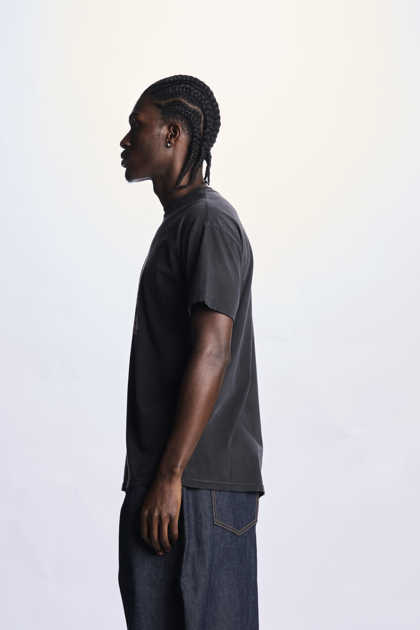 Willy Chavarria Black Leather Daddy Easy Tee