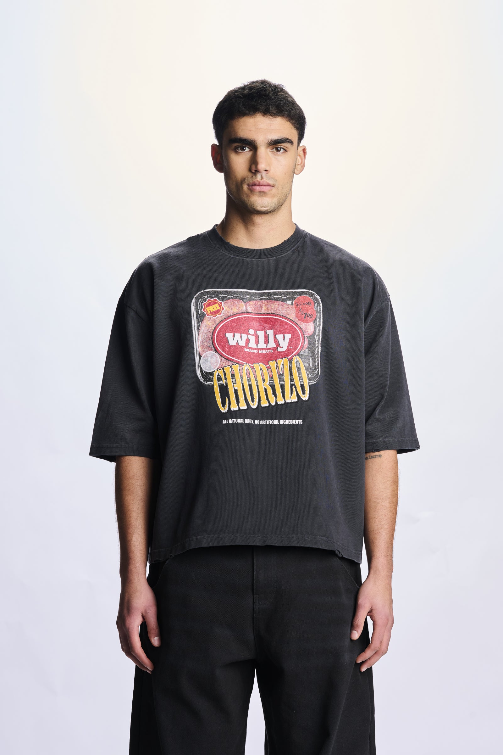 Willy Chavarria Black Os Especial Chorizo Buffalo Tee