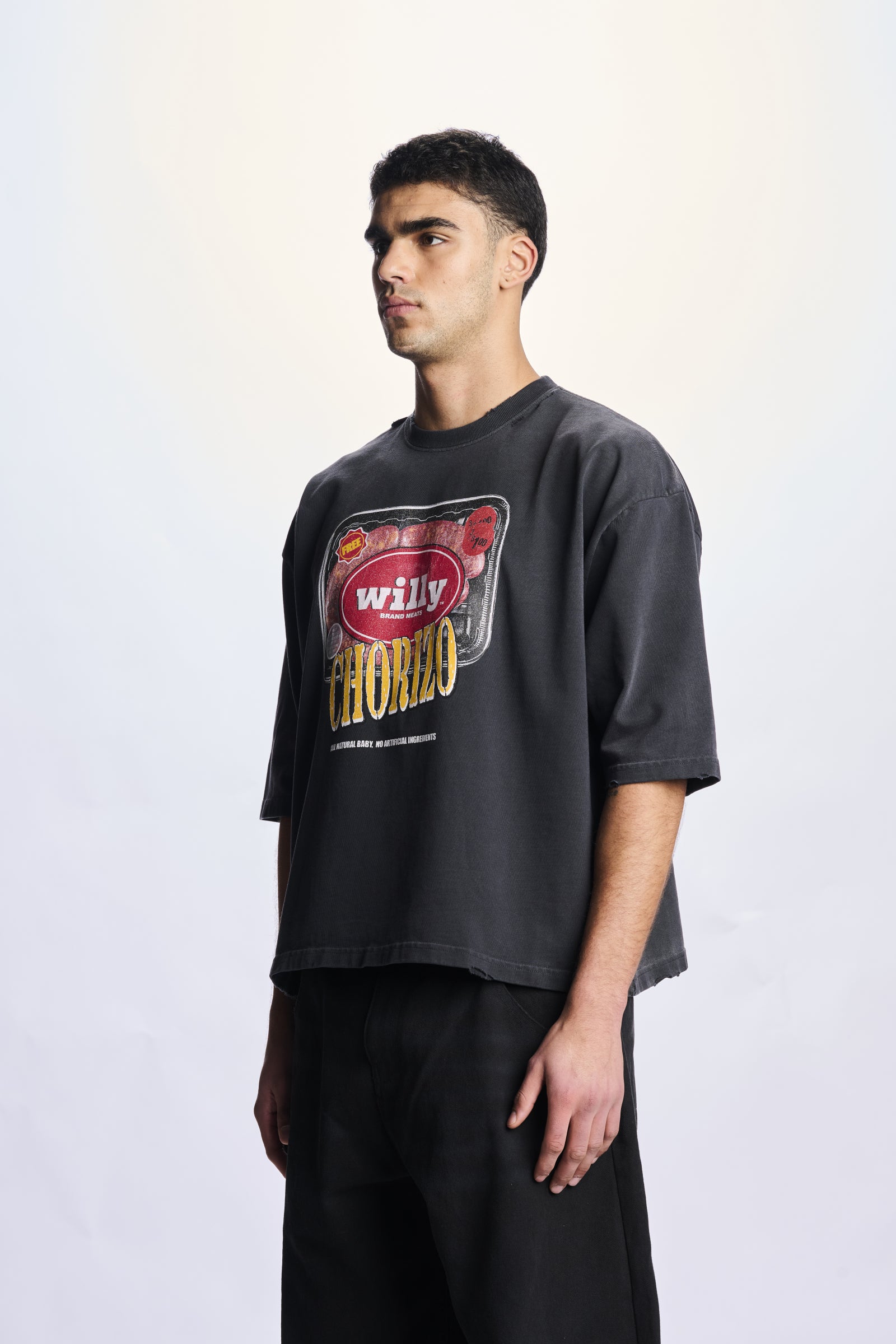 Willy Chavarria Black Os Especial Chorizo Buffalo Tee